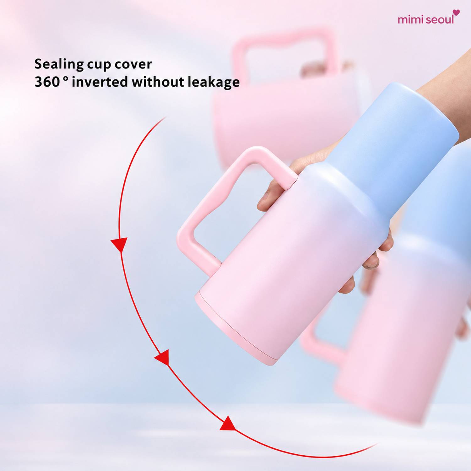 mimi seoul Stainless Steel Insulated Tumbler with Handle - Image 5