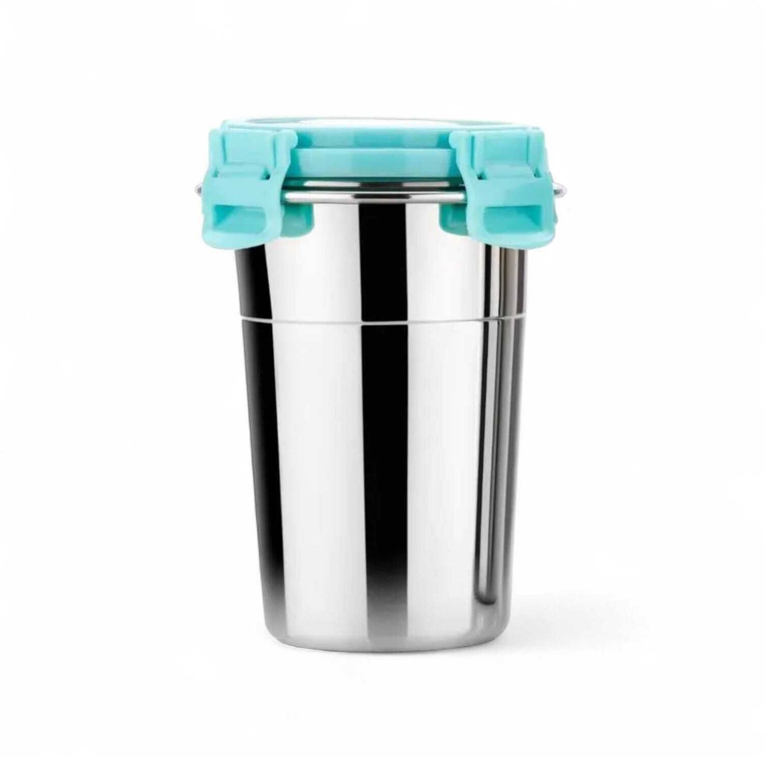 BLAL Durable, Leakproof & Portable Sippy Cups with Lids, Reusable Steel Glass Stainless Steel Tumbler