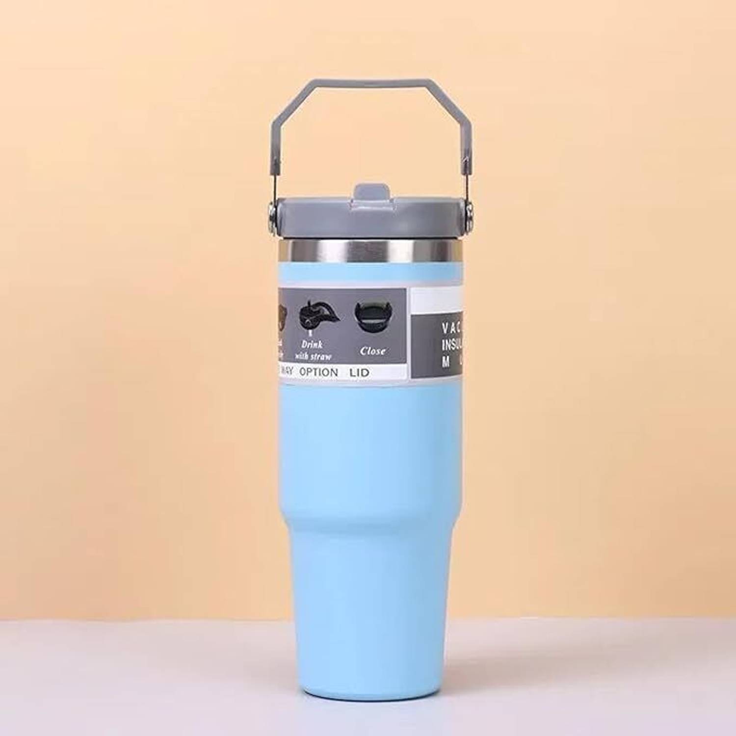 BATBIRD 900ml skyblue tumbler Stainless Steel Tumbler