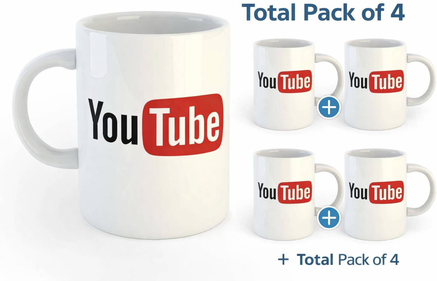 BuyAmaze Creative YouTube Design for You Tubers Ceramic Coffee Mug