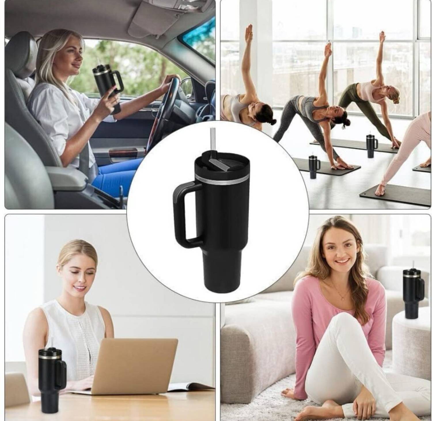Svr 40oz Travel Tumbler with Handle - Image 5