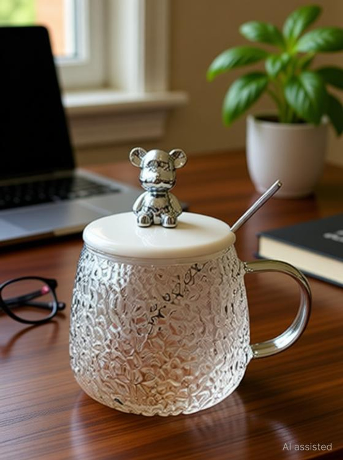 Image of KEDANSH Tea and Coffee Cup Glass Glass Coffee Mug