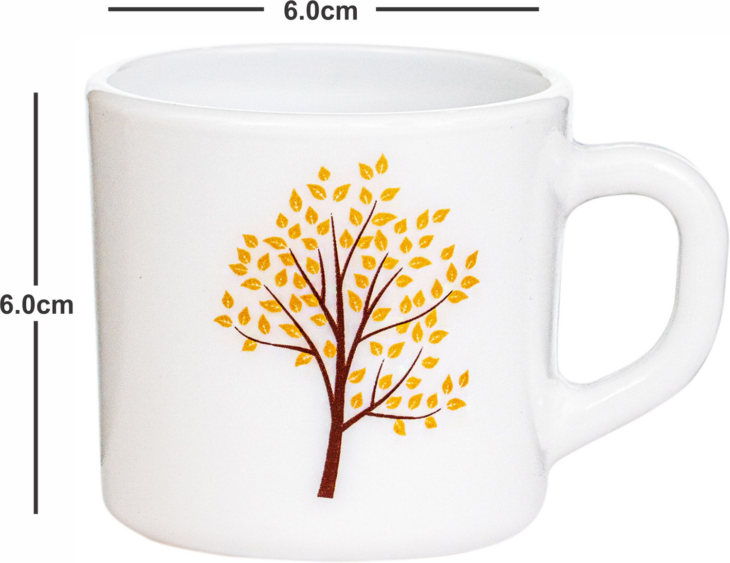 Image of cello Opal Glass Set CEL-DAZ-STEL10--TROFLI Opalware Coffee Mug