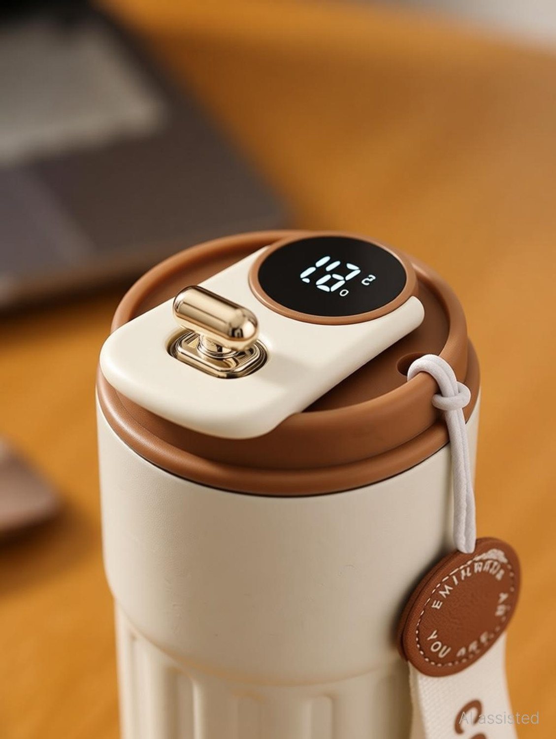 Image of Worldwise Fancy Stainless Steel With Smart Temperature Display Stainless Steel Coffee Mug
