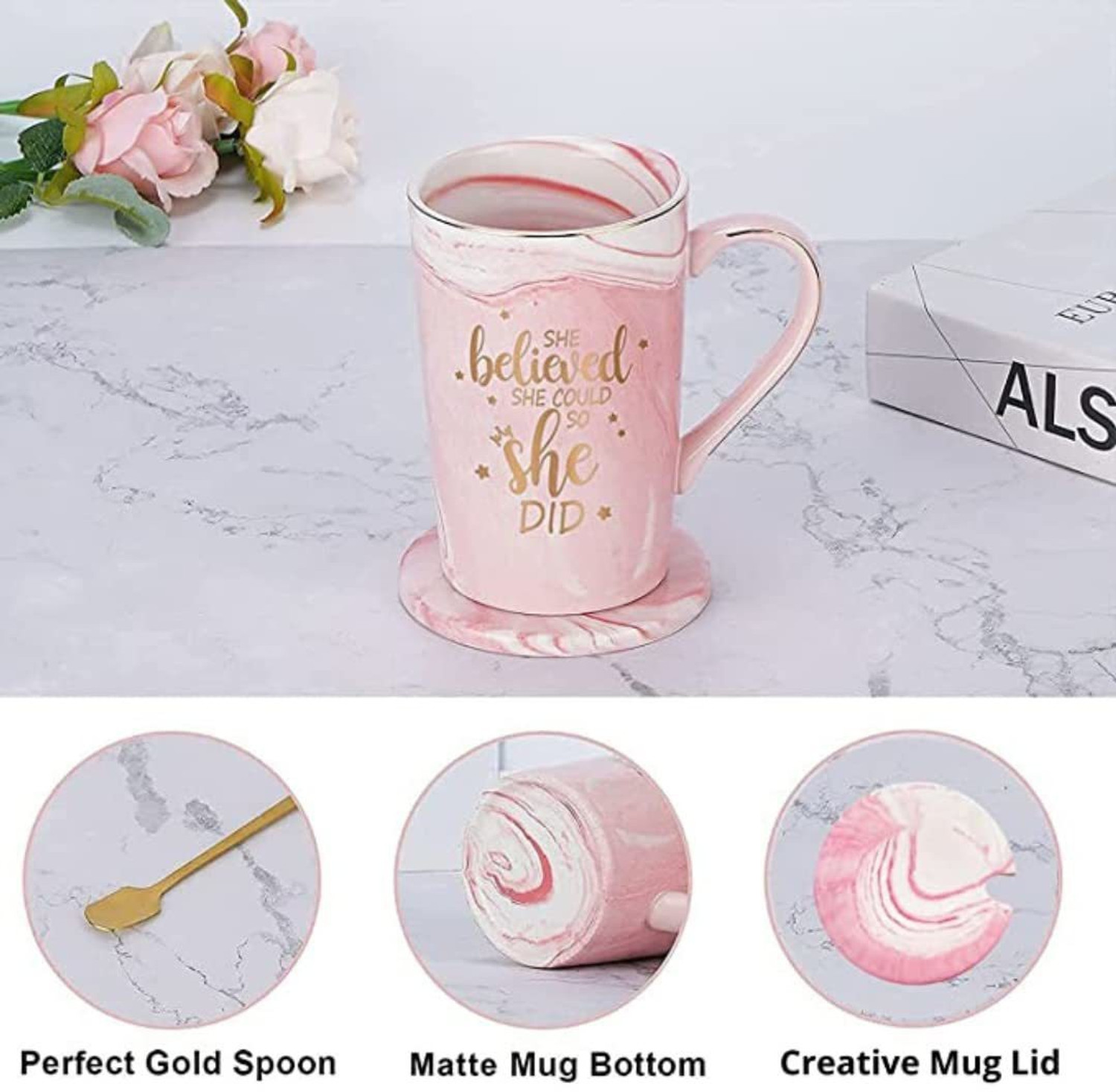 Image of NYRWANA DELIVERING SMILES IN INIDA She believed She Could So She Did, Ceramic Coffee mug Ceramic Coffee Mug