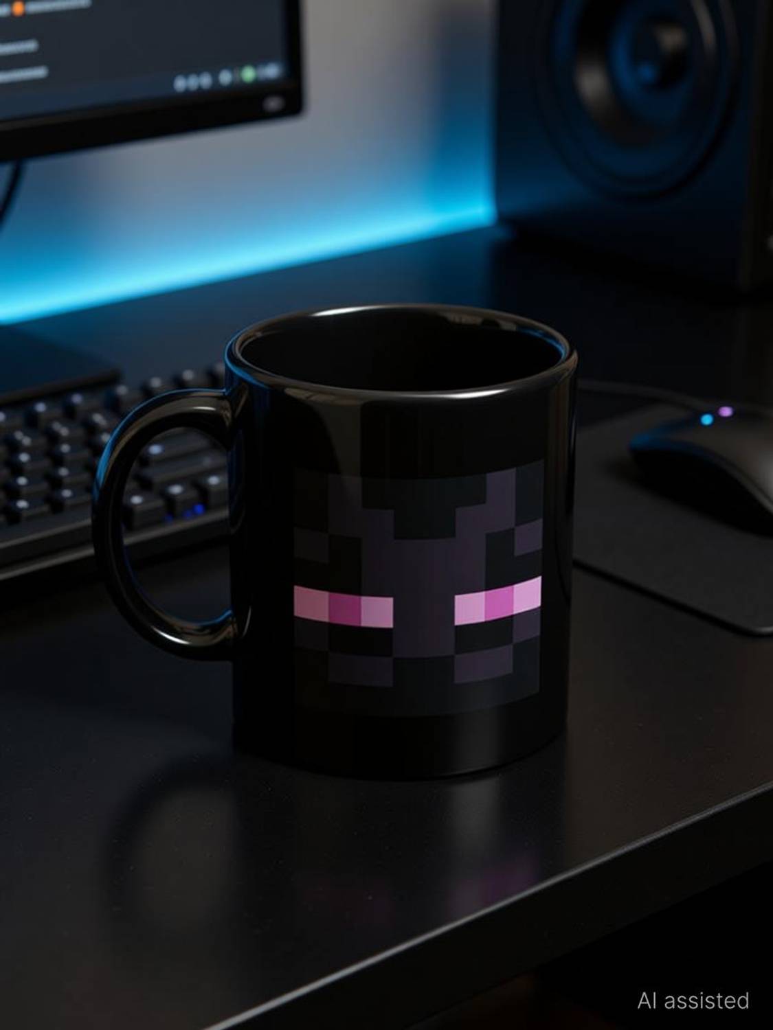 craft maniacs Minecraft Black Cat Mug 330 ml - Image 2