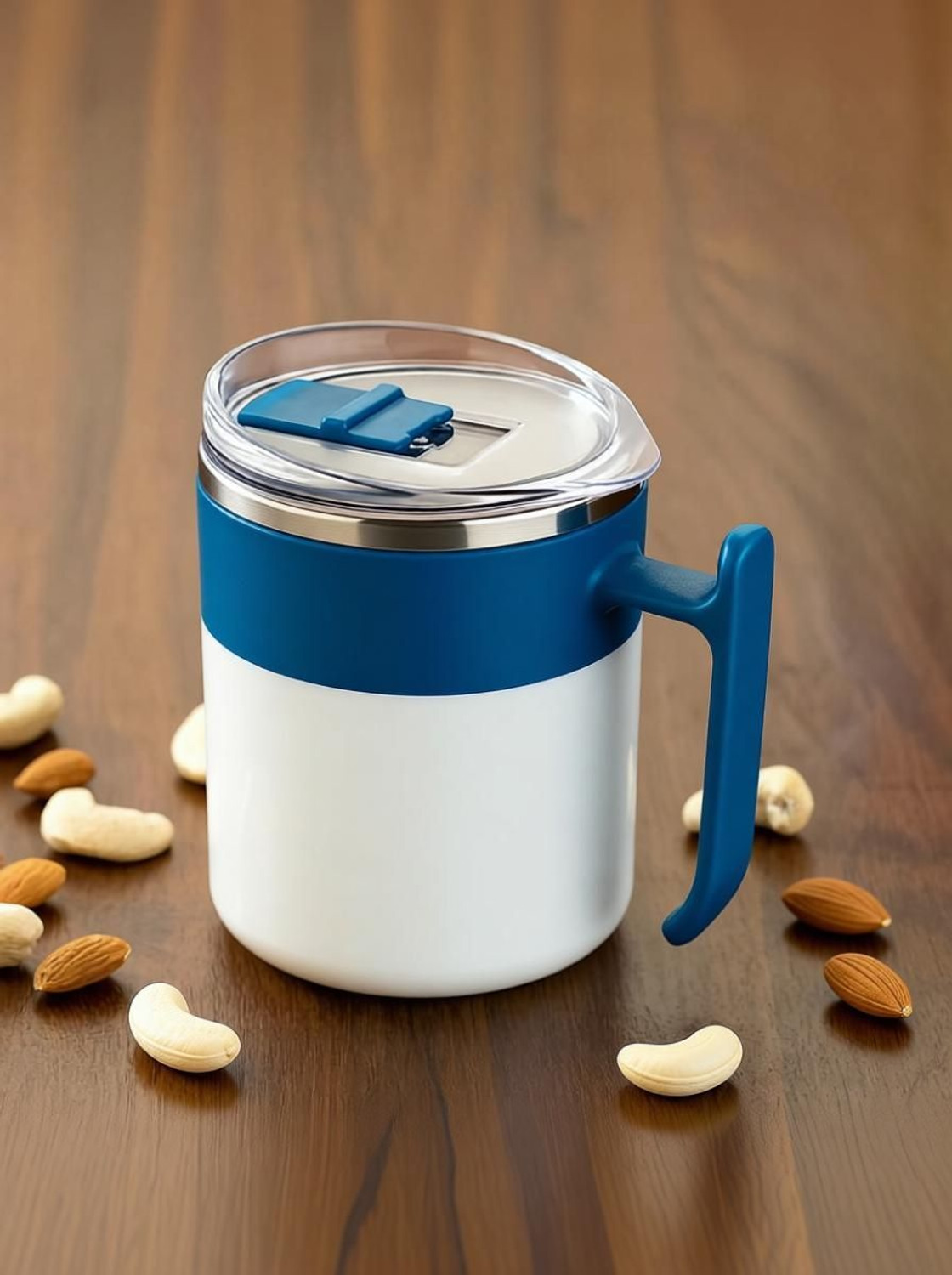 Image of YUMWARE Snoopy Brown Plastic, Stainless Steel Coffee Mug
