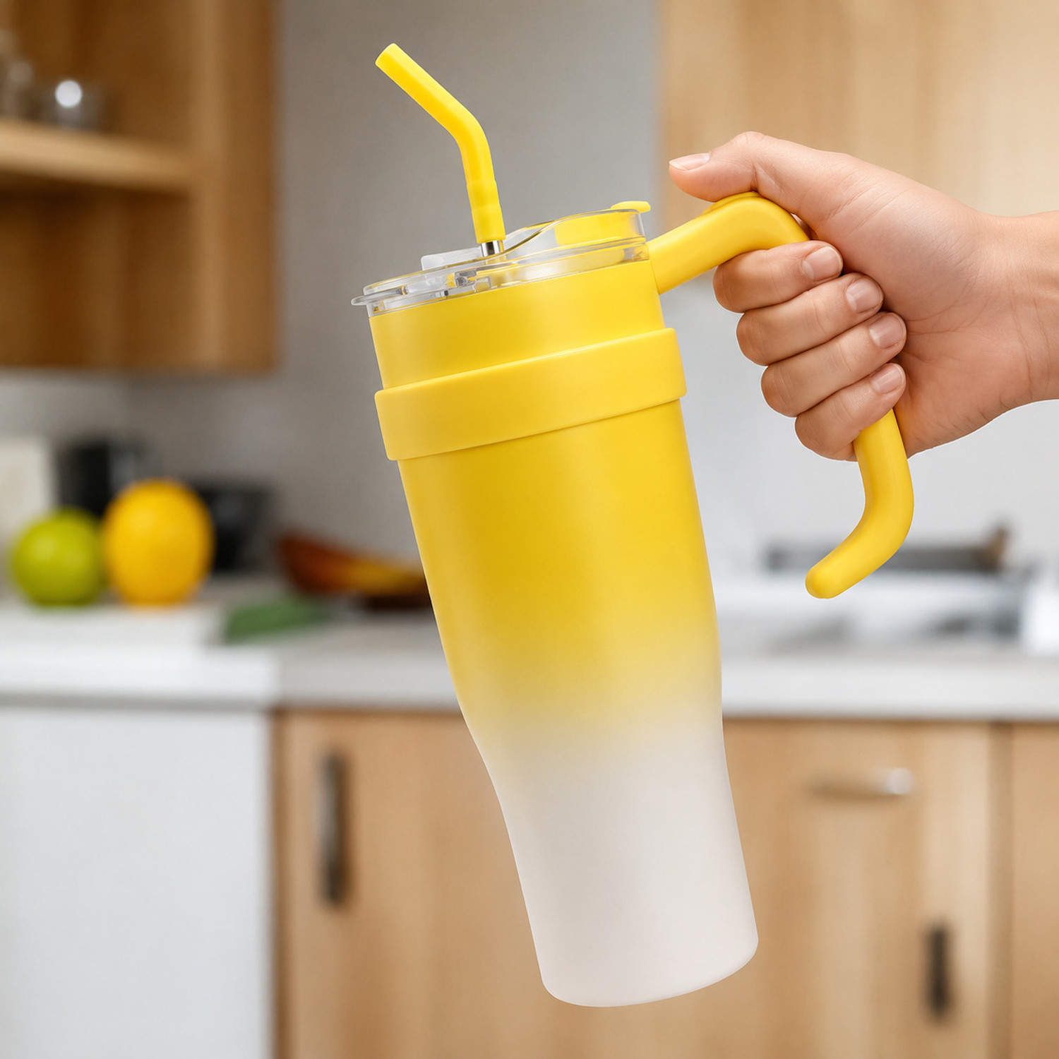Image of TOONY BNB Stainless Steel Insulated two color Tumbler with stickers Plastic Tumbler (1200 ml)