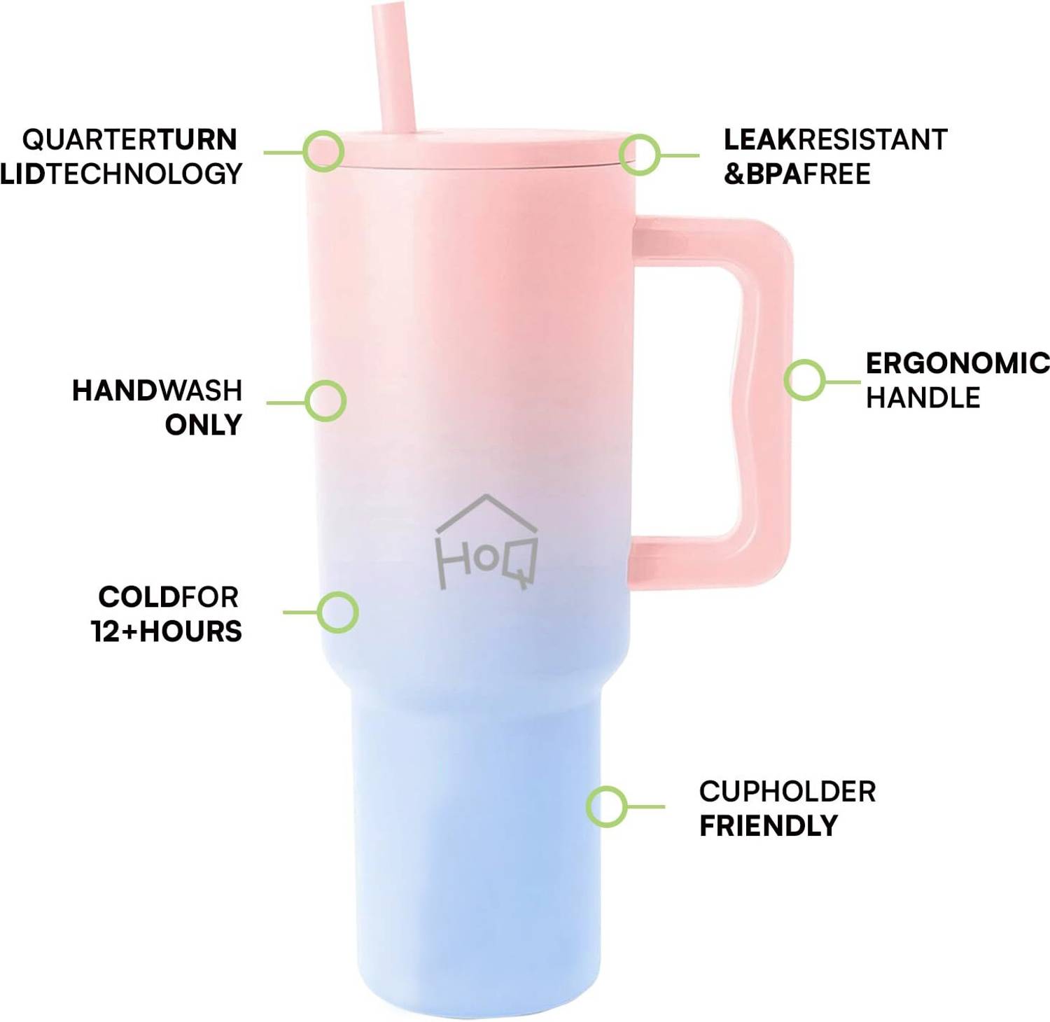 House of Quirk 1200ml Custom Name Tumbler - Image 3