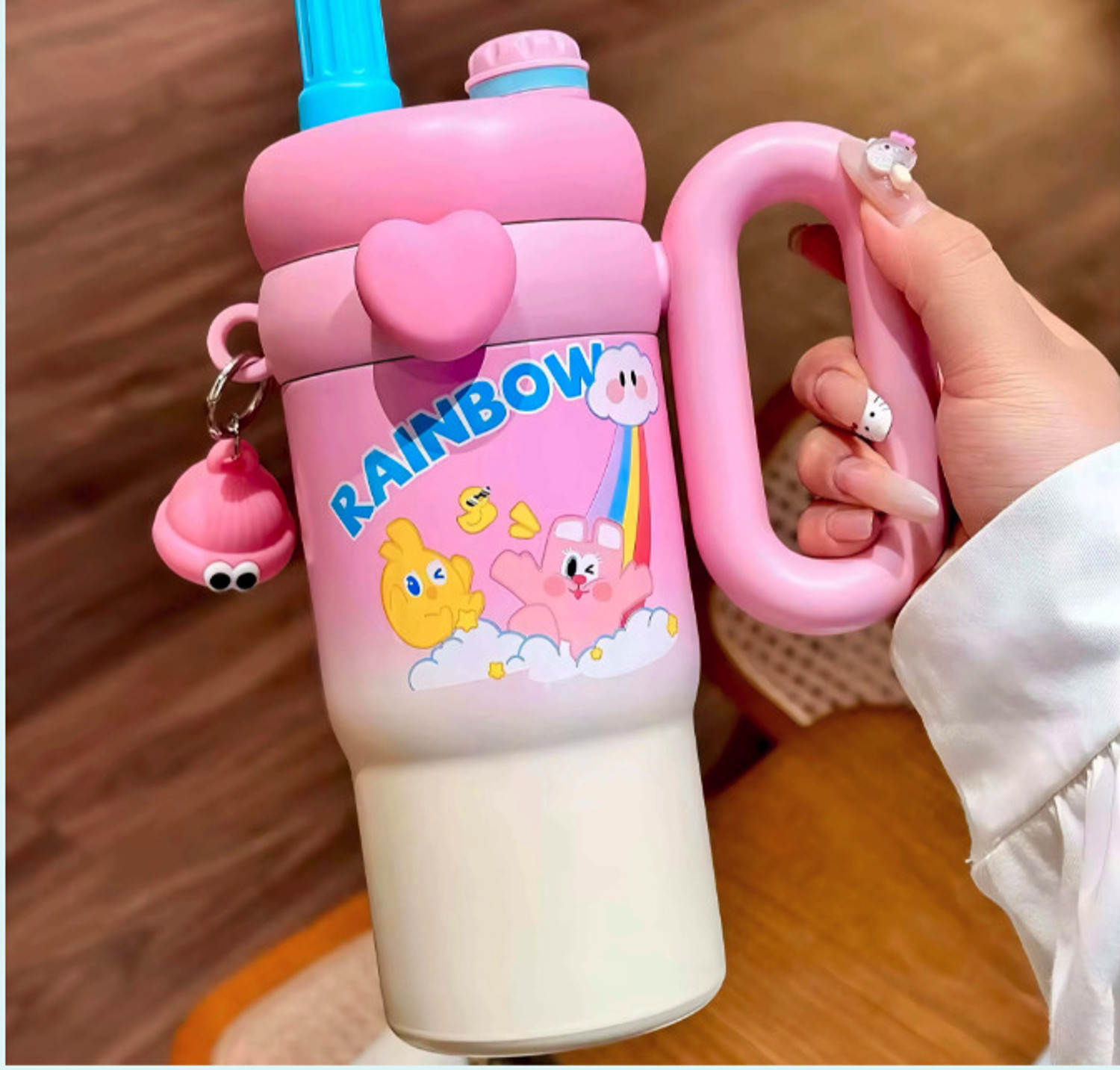 Image of Tiny Treasure Wraps Steel Tumbler (SS) 900ML Stainless Steel Tumbler