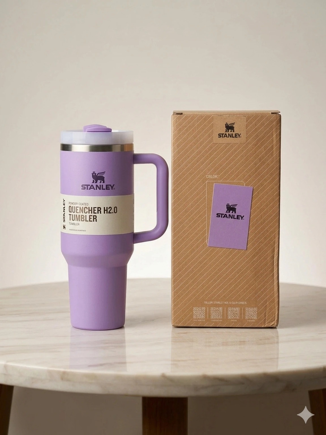 Image of PICKDOM Stenley Lavender QUENCHER PRO Stainless Steel Tumbler (1200 ml) Glass, Plastic, Stainless Steel Tumbler