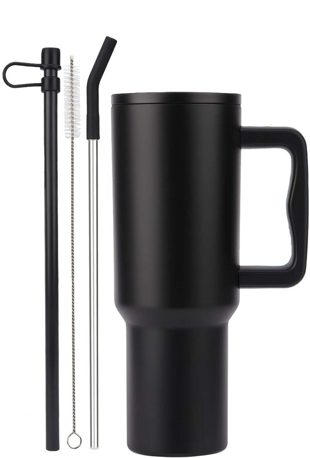 Image of INDIWARRIOR Sipper Bottle Double Insulated Tumbler With Handle And Straw Accessories 1200 ml Stainless Steel Bottle