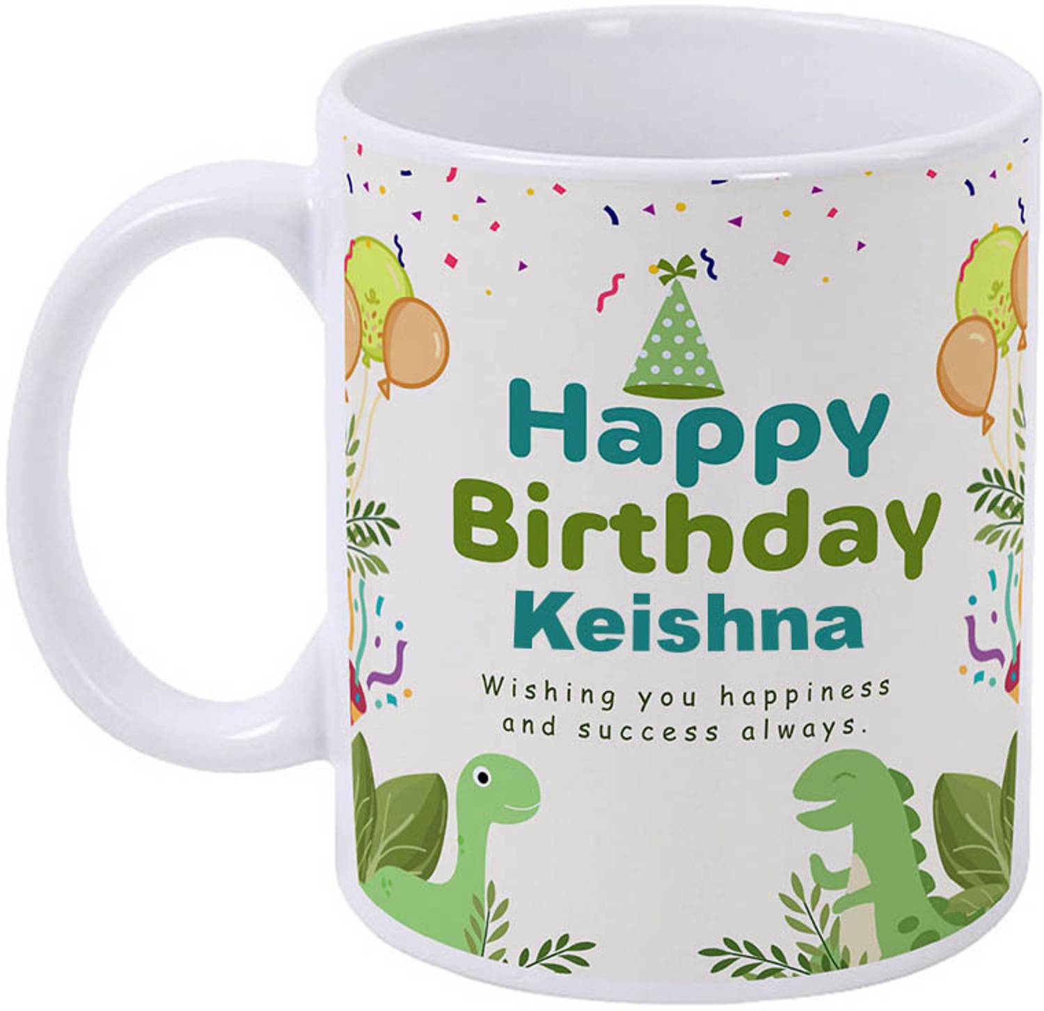 GIFTUATION Happy birthday Keishna / Gift for birthday/ Gift for children Ceramic Coffee Mug