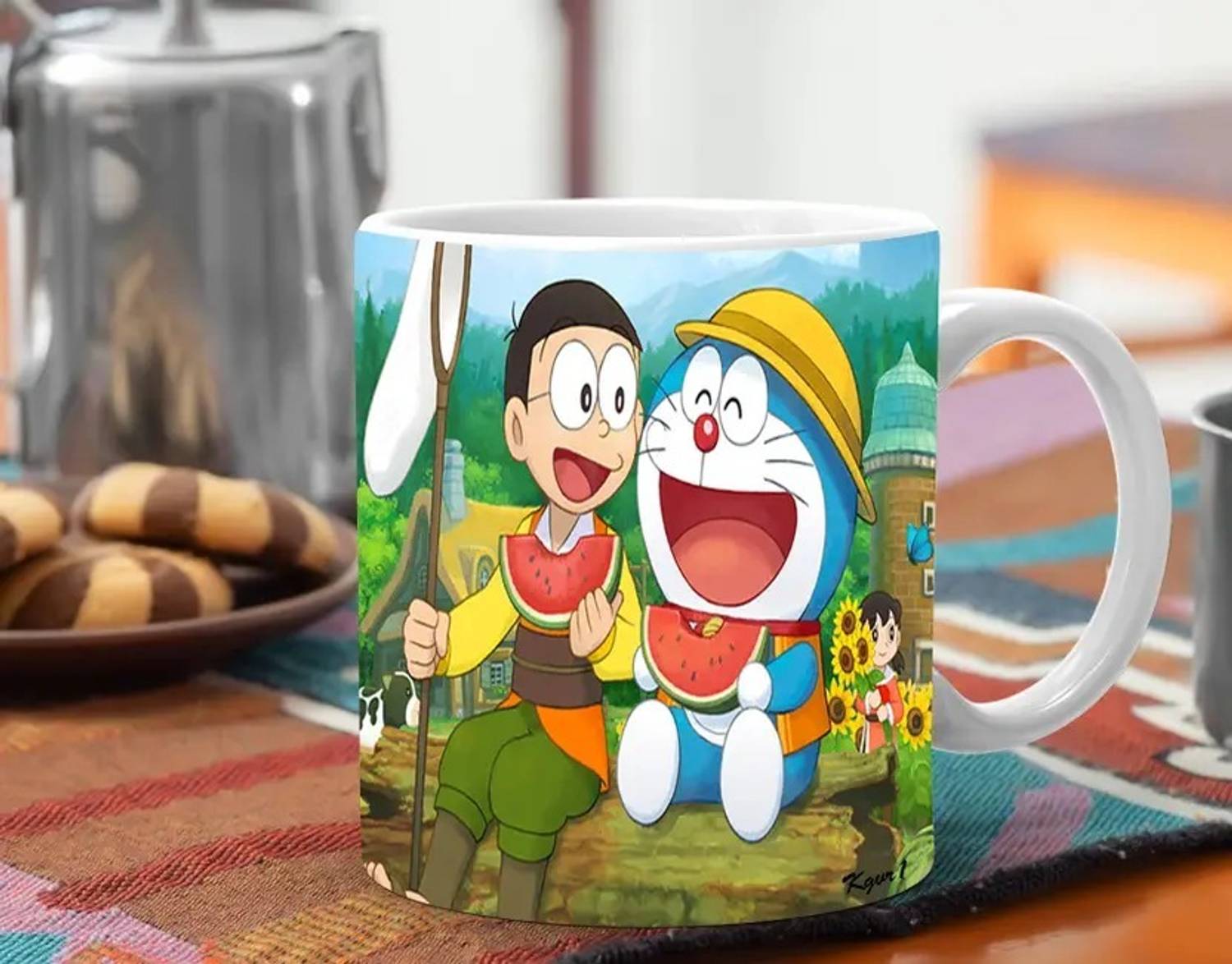 AVISTRA "Doraemon Story"Best Gift for Brother|Friends|Boys|Kids|Birthday Ceramic Coffee Mug