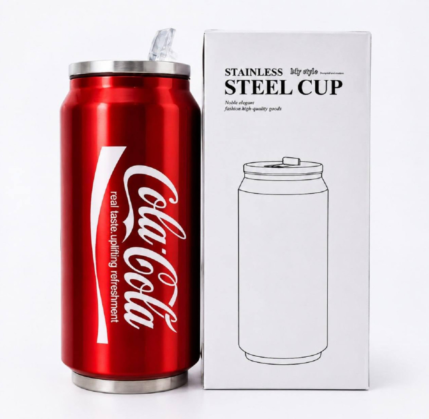 Image of Deepessential Coca Cola Can Tumbler Stainless Steel Tumbler (380 ml)