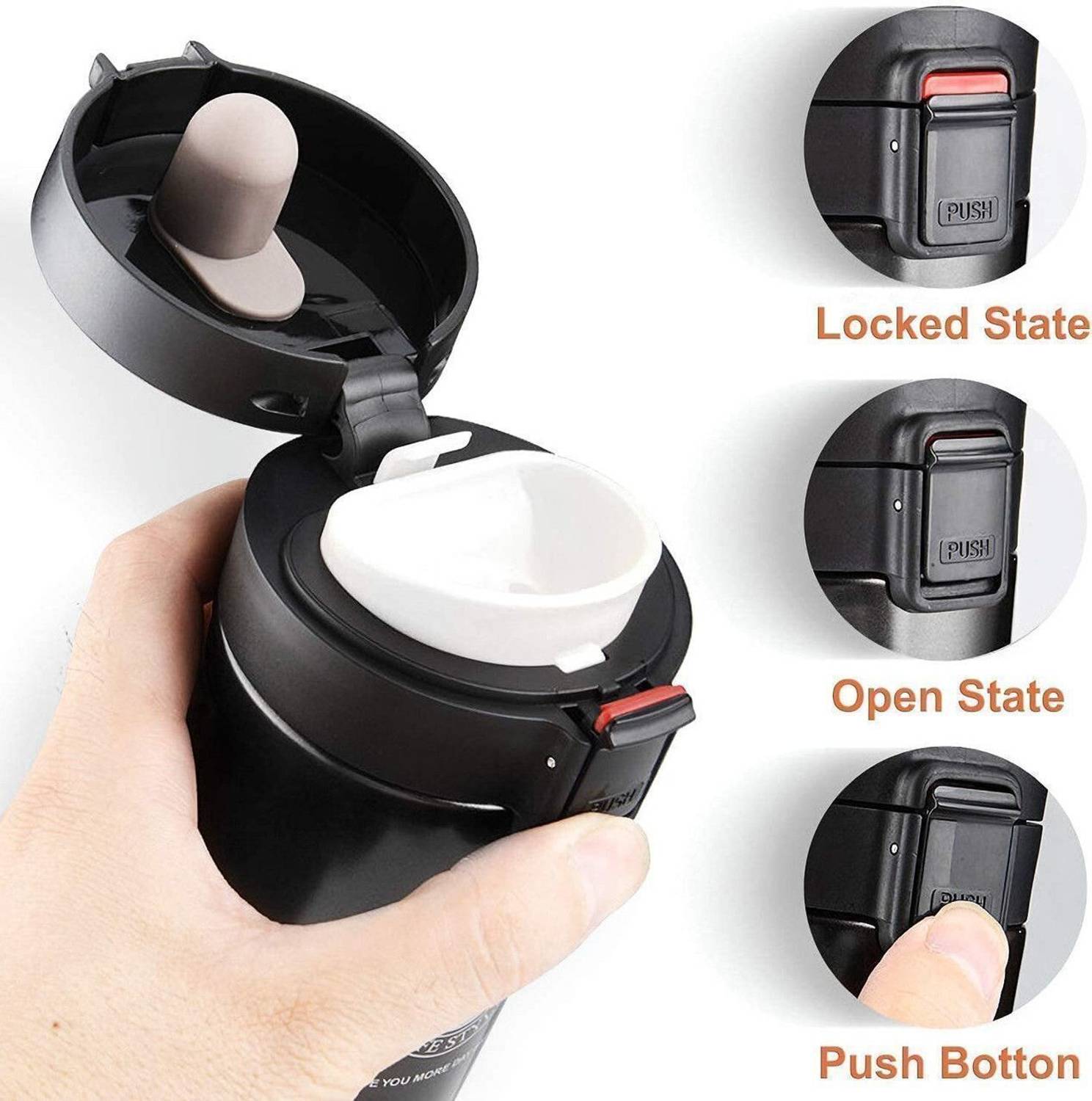VAXILLO Vacuum Insulated Thermos Flask Stainless Steel - Image 3
