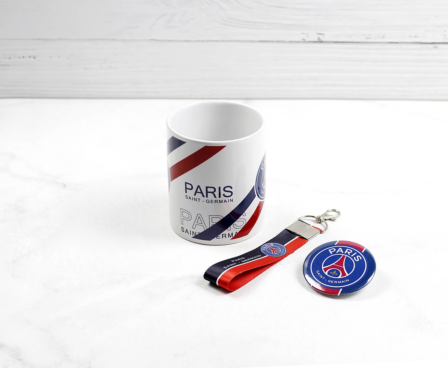 Mug PSG Officiel – Logo Paris Saint-Germain, Céramique, Taille Unique