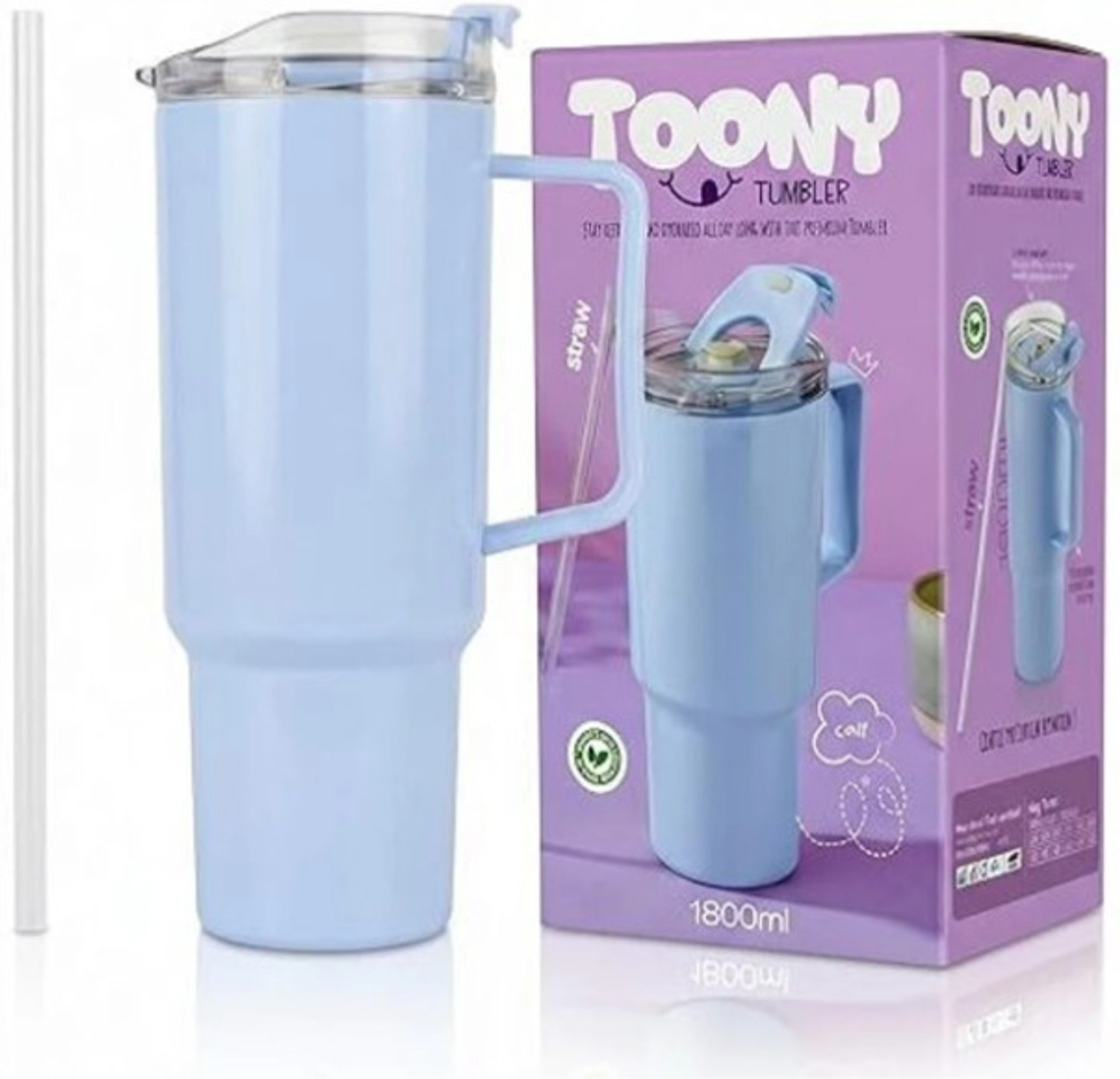 Image of Dominic Premium 1800 ml Insulated Tumbler Plastic Tumbler Plastic Tumbler