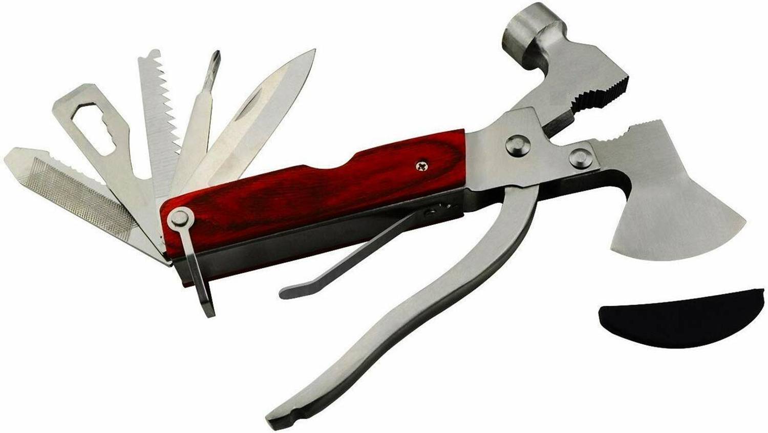 ROLLYWARE Stainless Steel 15 -in-1 Multipurpose Tool Kit Speciality Hammer