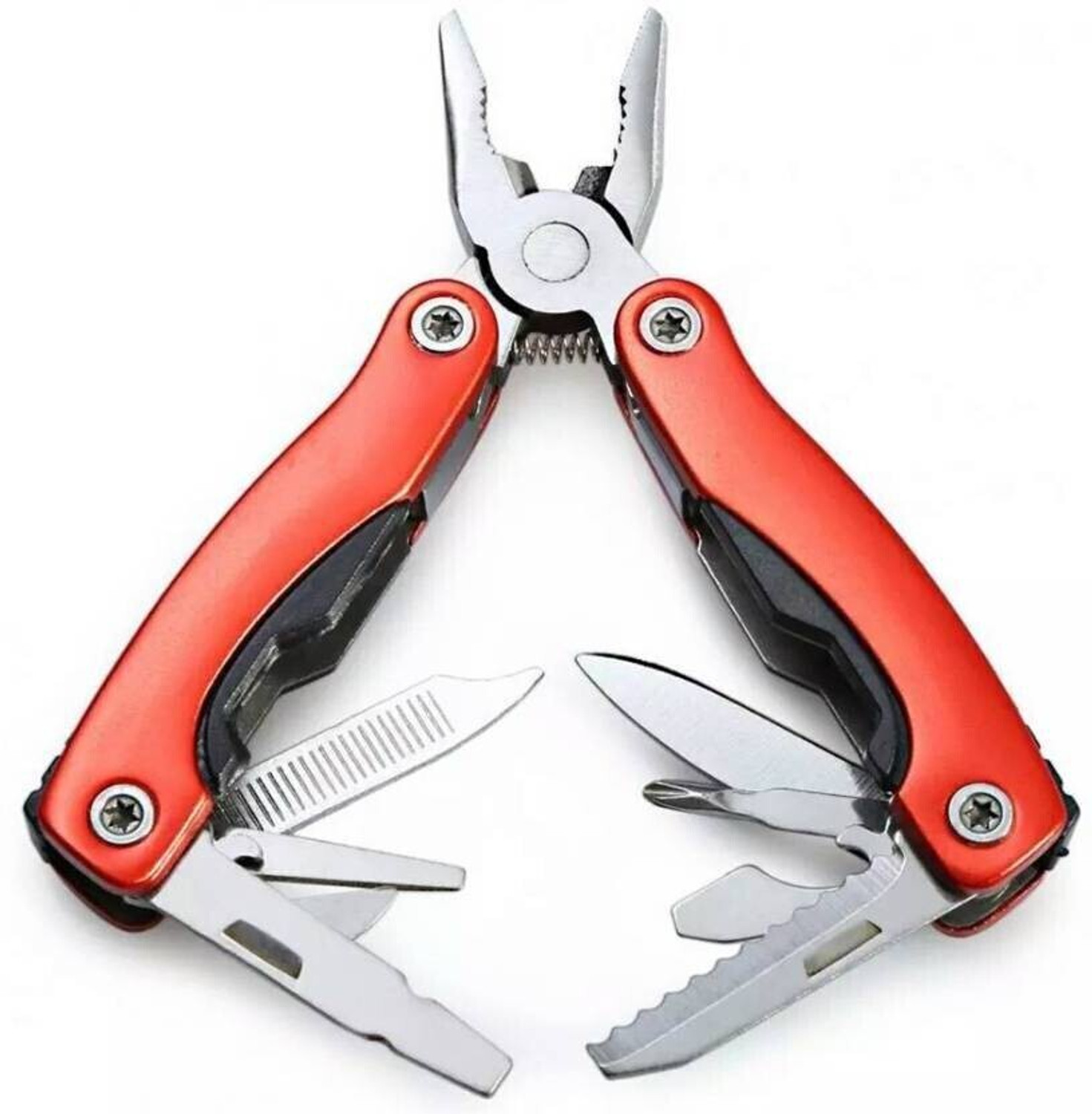 Image of MENZY Royal Blue 9 in 1 Multi Functional Pocket Carry Tools Multi Utility Plier