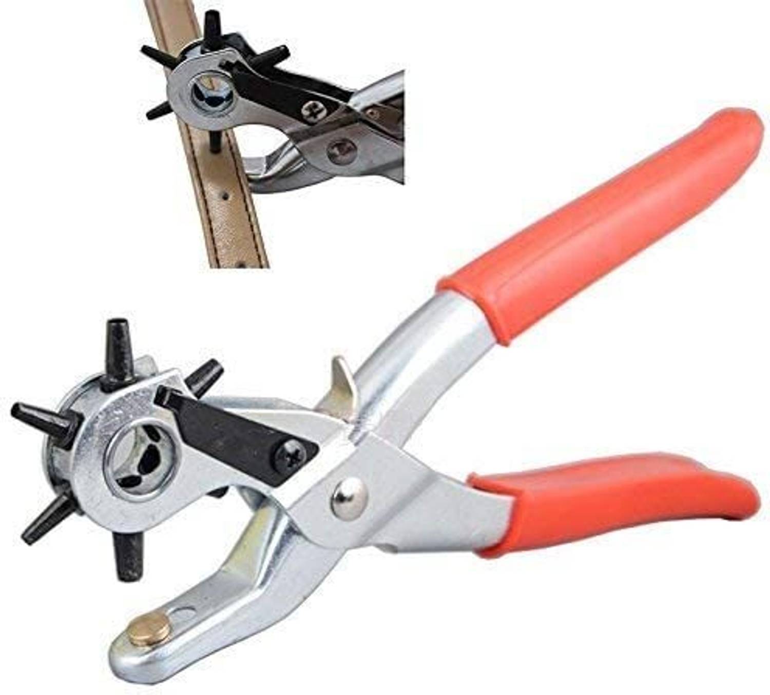 AADGEX Leather Belt Hole Punching Machine Lever Tool