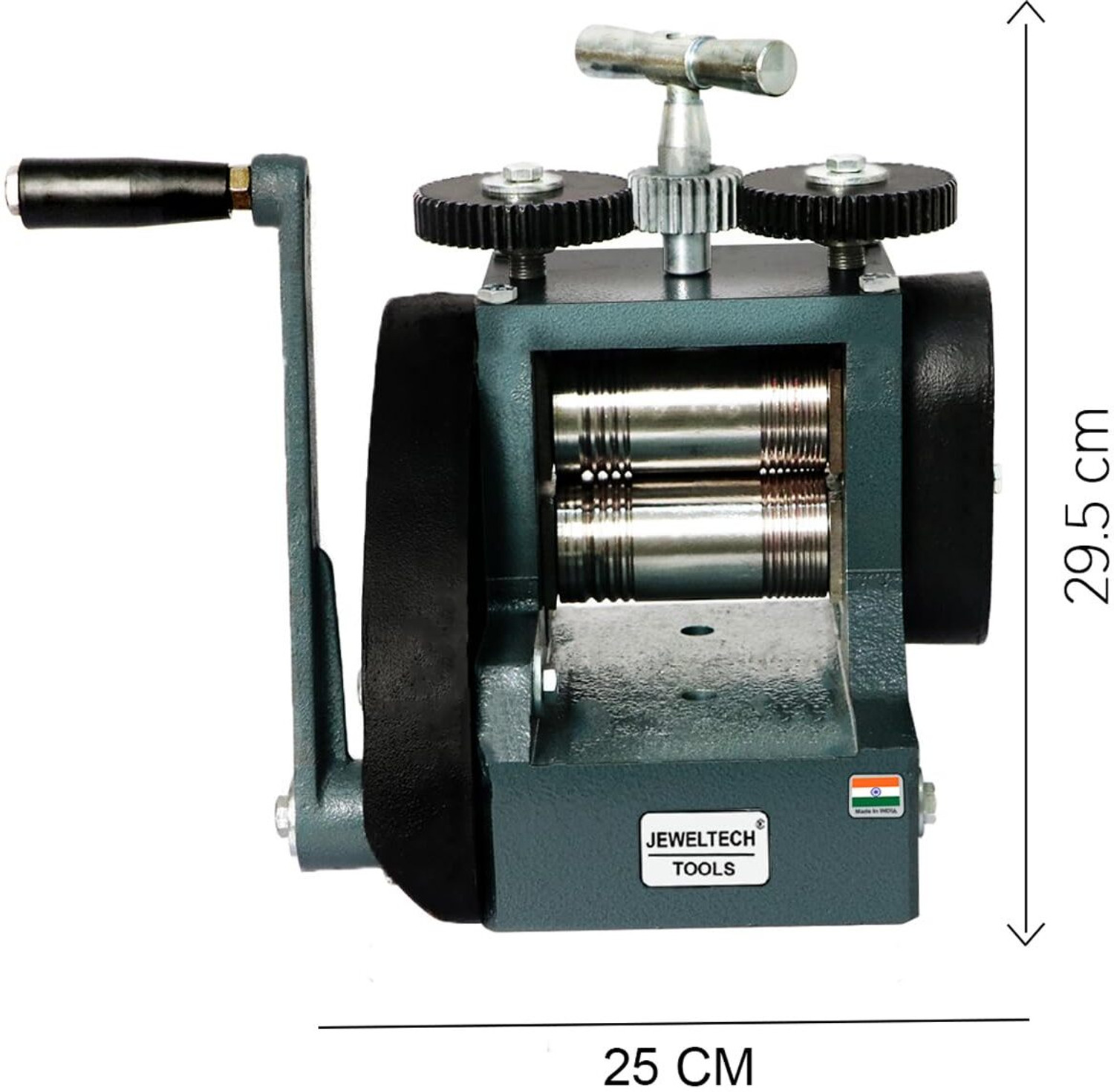 Image of JEWELTECH 4 inch Rolling Mill Machine /Tar Patti Machine for Gold & Silver Jewellery Multi Vise Tool