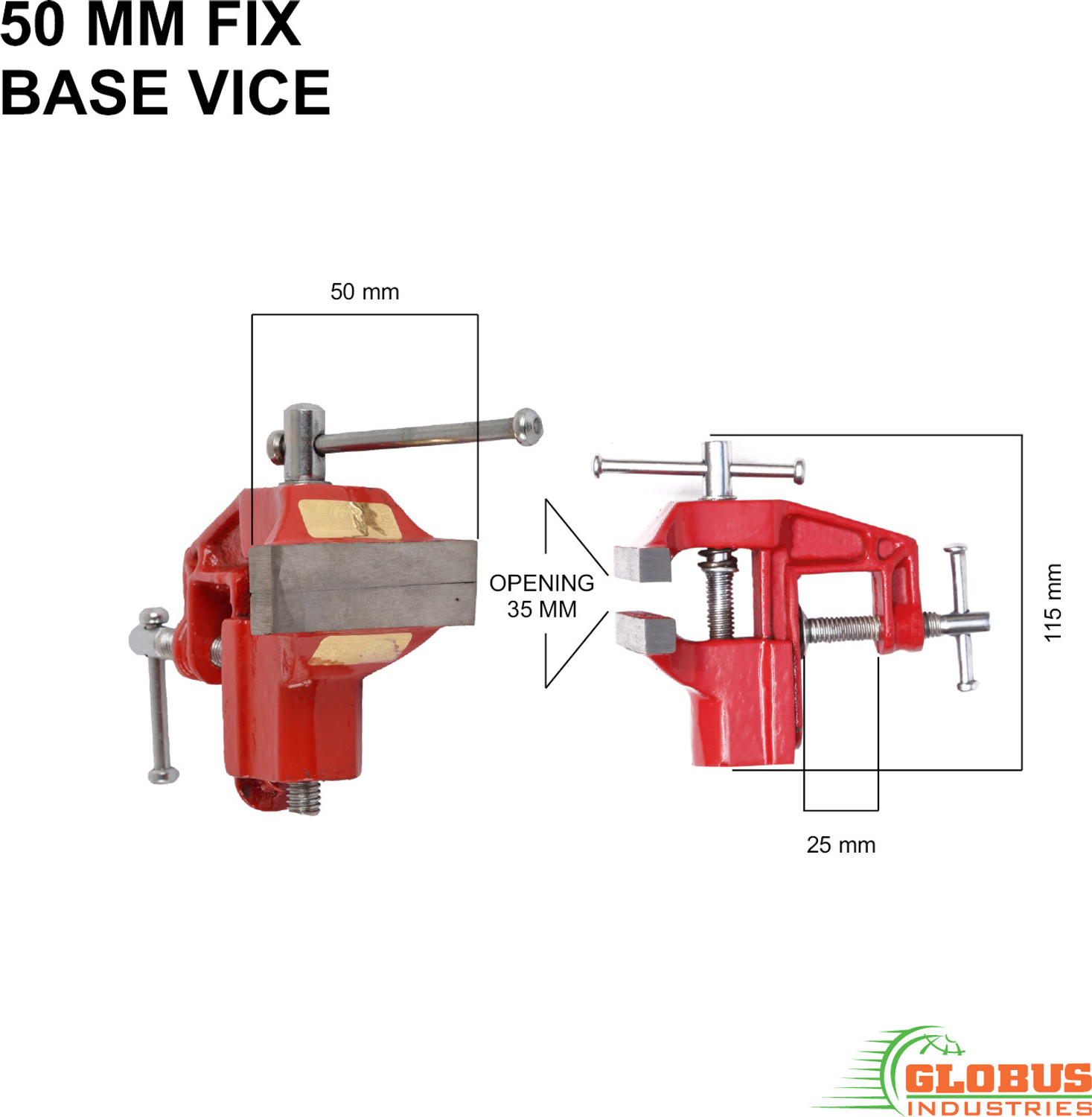 Image of Globus Globus128-CAST IRON BABY VICE 50 MM Multi Vise Tool