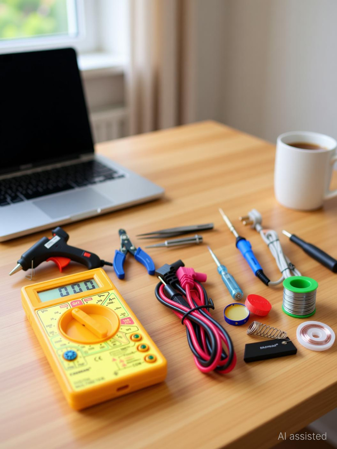 Image of FADMAN MMTGCKMLOQSHRE Multimeter & Soldering Iron Equipments Combo Pack With Digital Multimeter