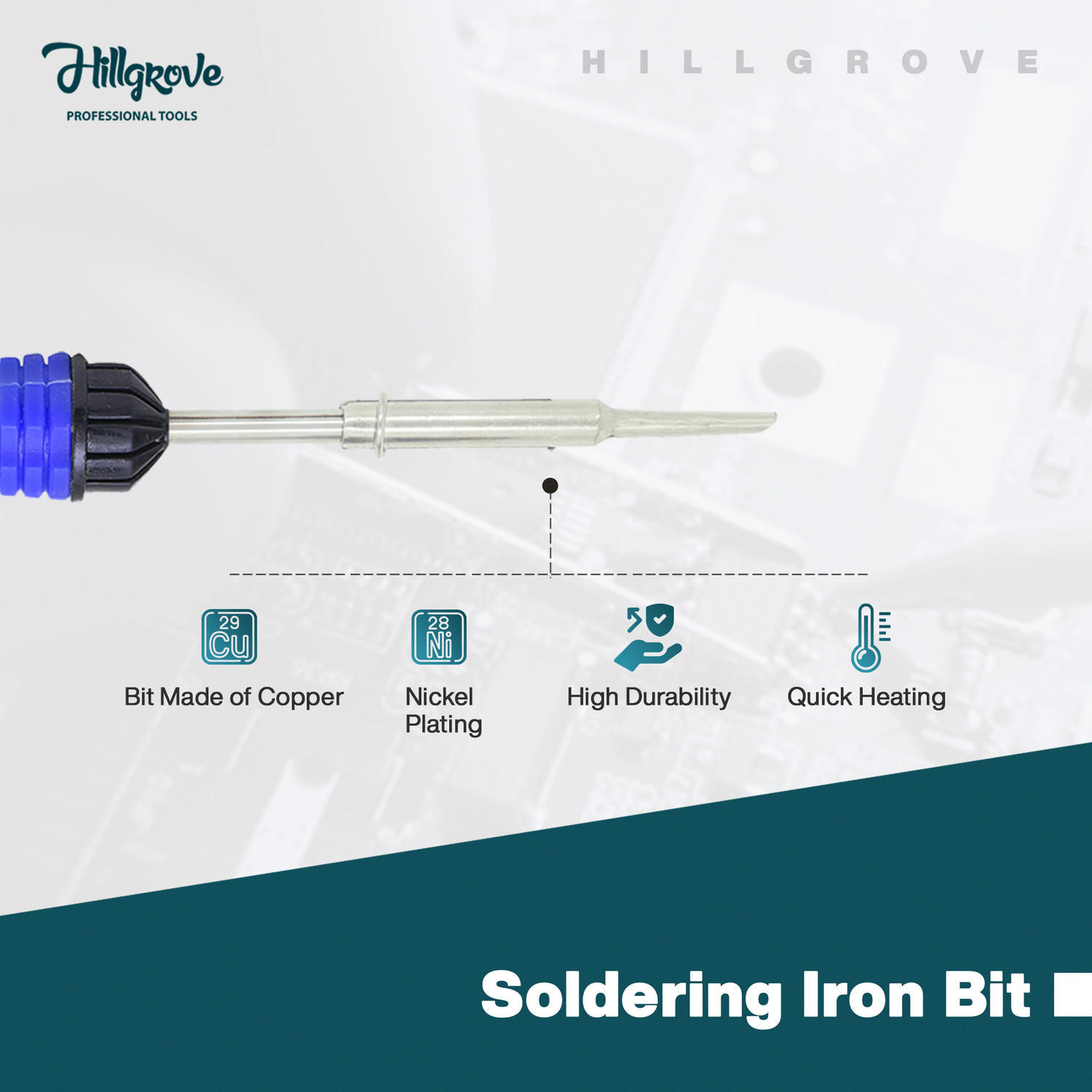Image of Hillgrove HGCM210M2 5in1 Soldering Tool Glue Gun Combo Kit Set with 25in1 Screwdriver Set Power & Hand Tool Kit