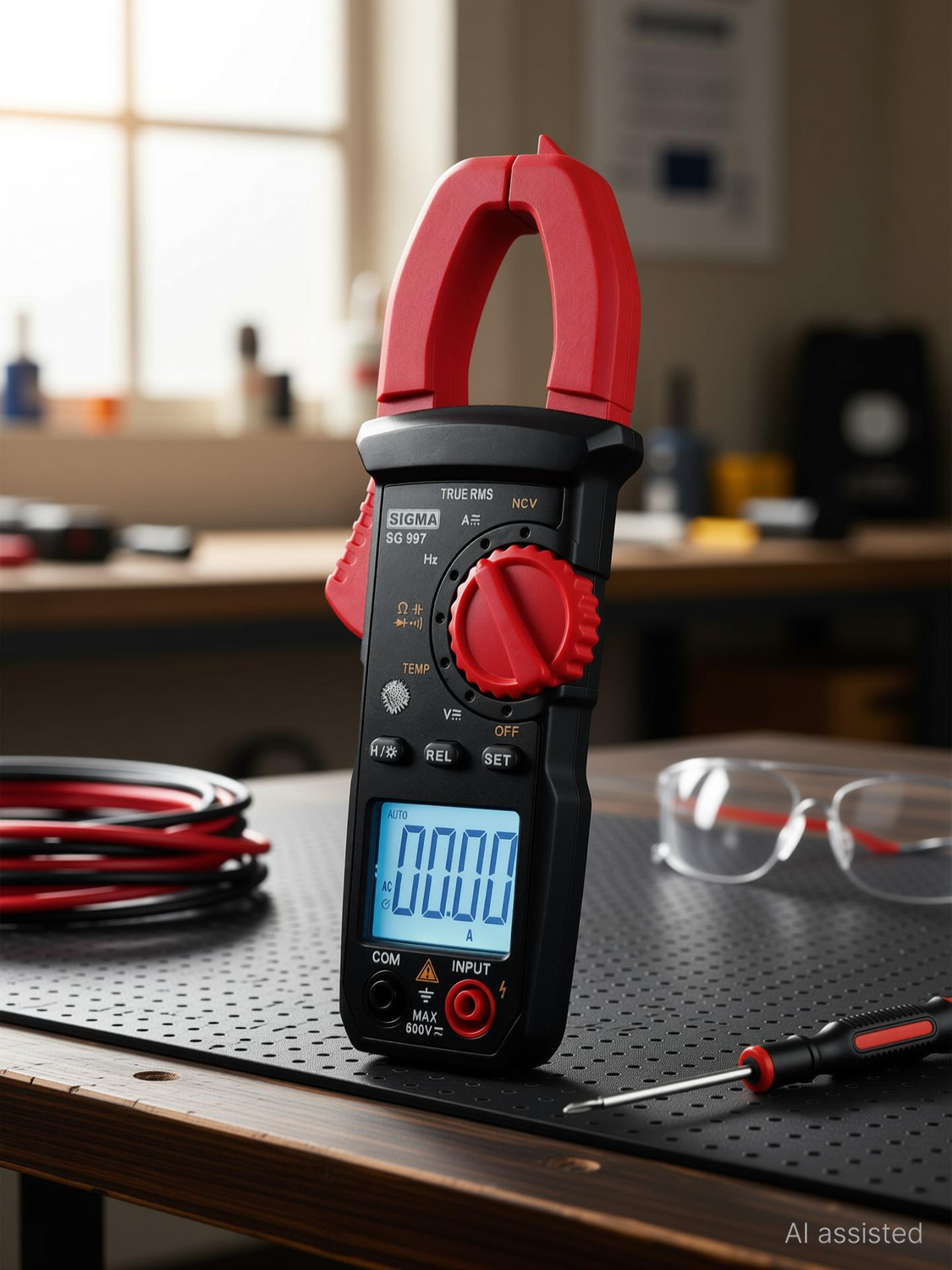 Image of SIGMA 997 TRMS AC DC Clamp Meter Digital Multimeter
