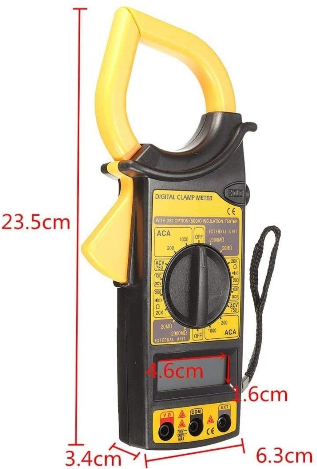 Image of SIGMA AC Clamp Meter M266 , Current Upto 1000 A AC Digital Multimeter