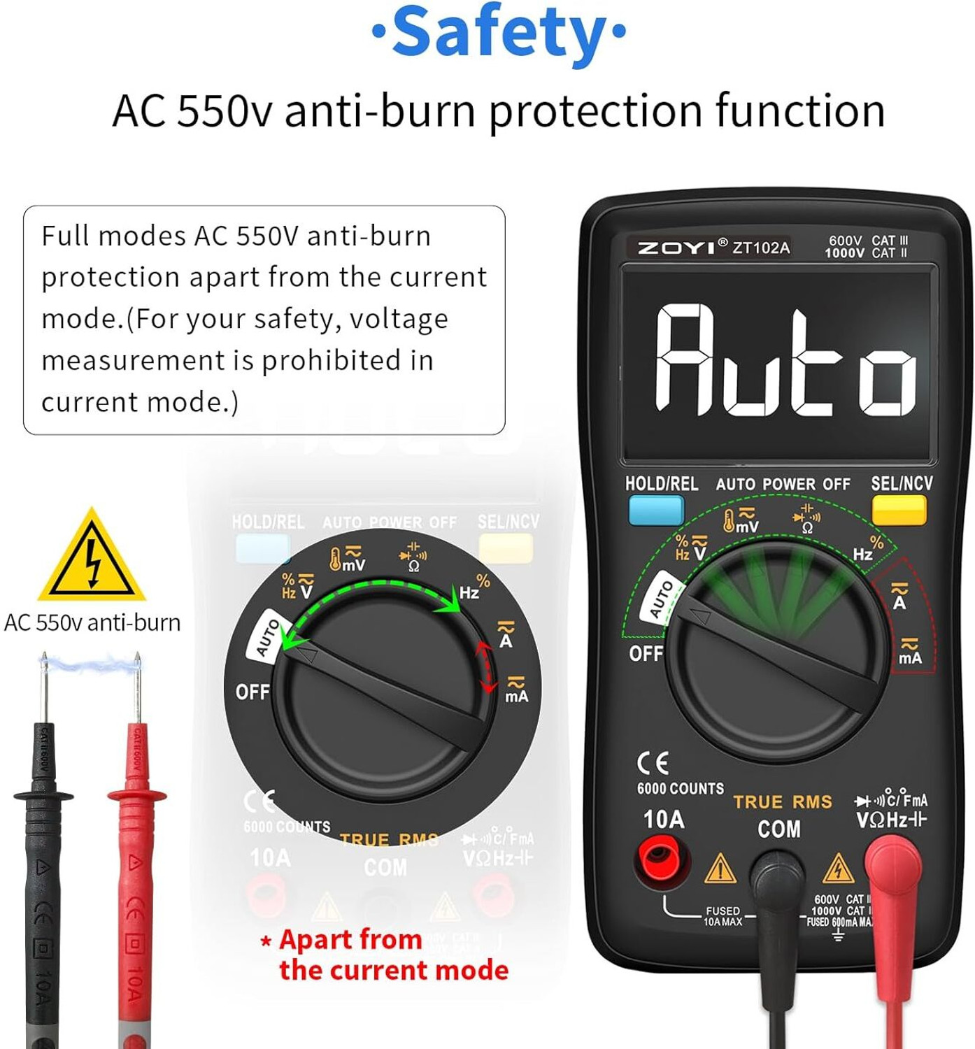 Image of Zoyi ZT-102A Digital Multimeter