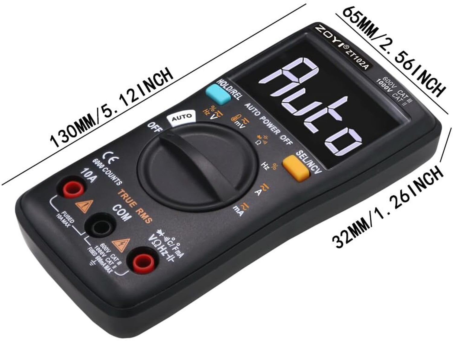 Image of Zoyi ZT-102A Digital Multimeter