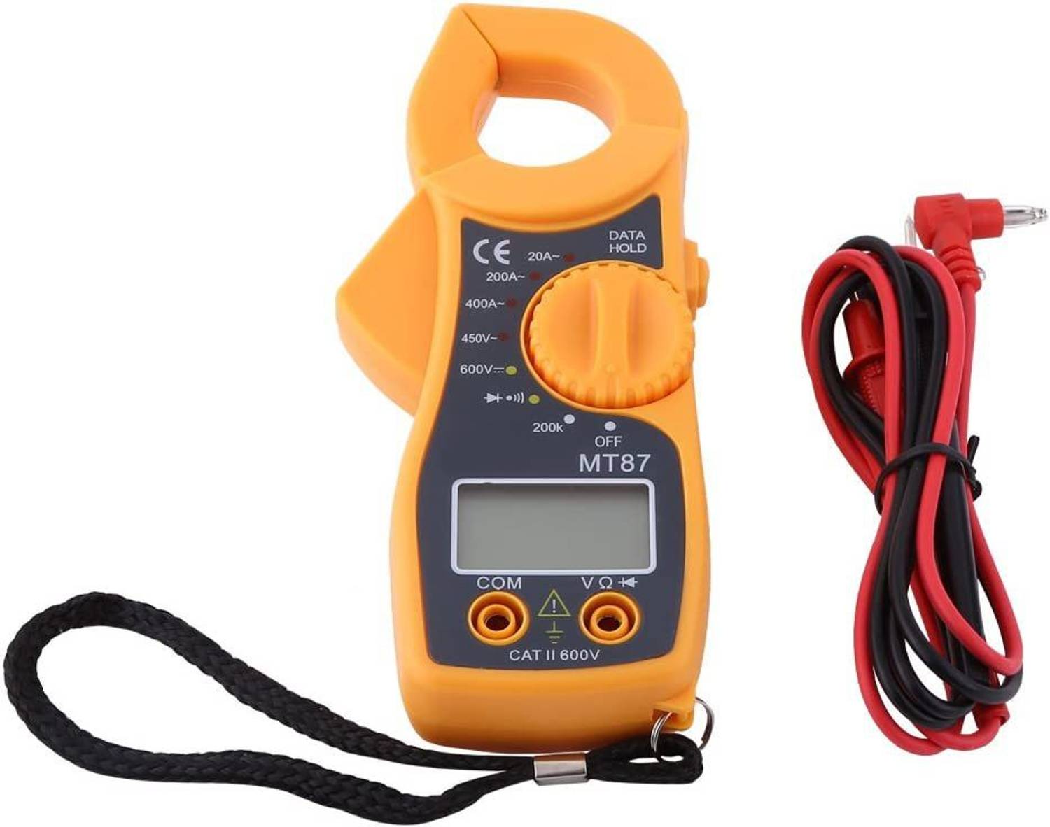 atozshop11 LCD Clamp Multimeter, MT87 AC 20A-400A Digital Volt Tester (1PC) Digital Multimeter