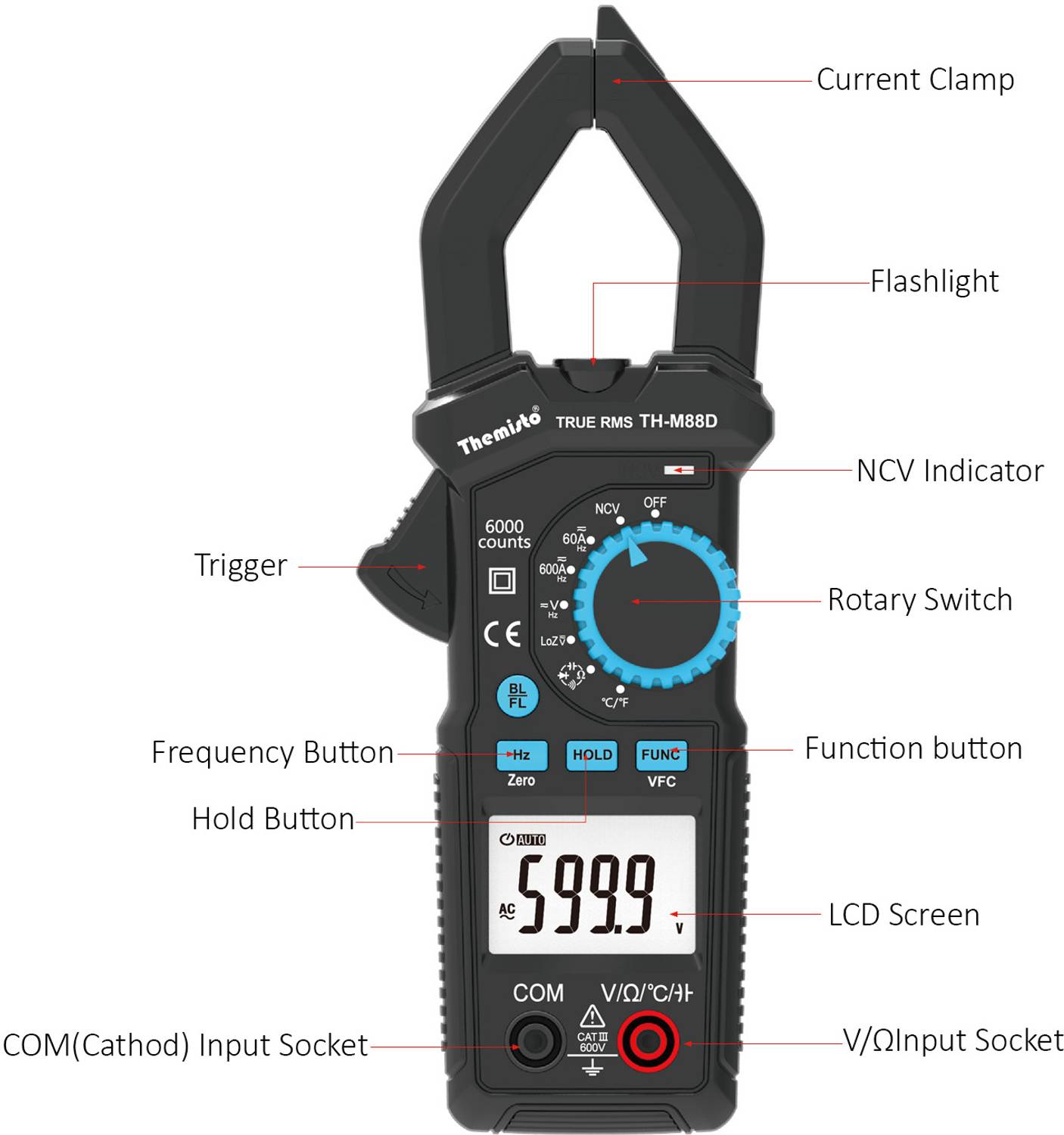 tHemiStO TH-M88D Digital Multimeter - Image 3