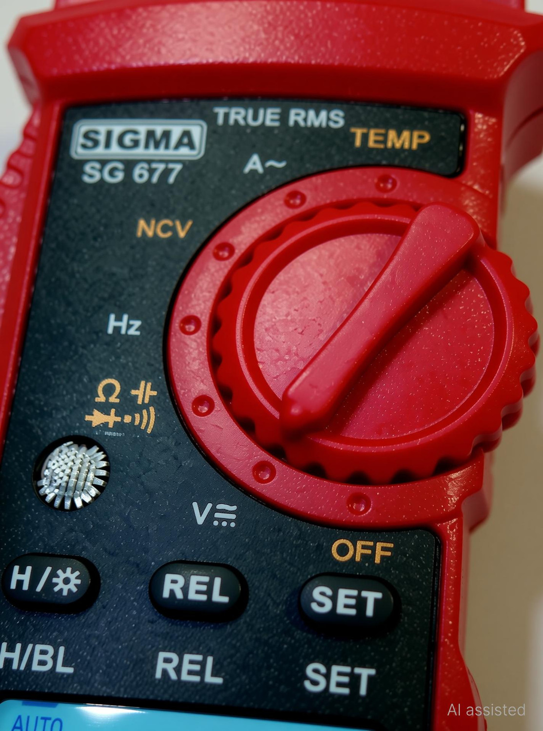 Image of SIGMA AC Clamp Meter SG 677 TRMS, Current Upto 400 A AC Digital Multimeter