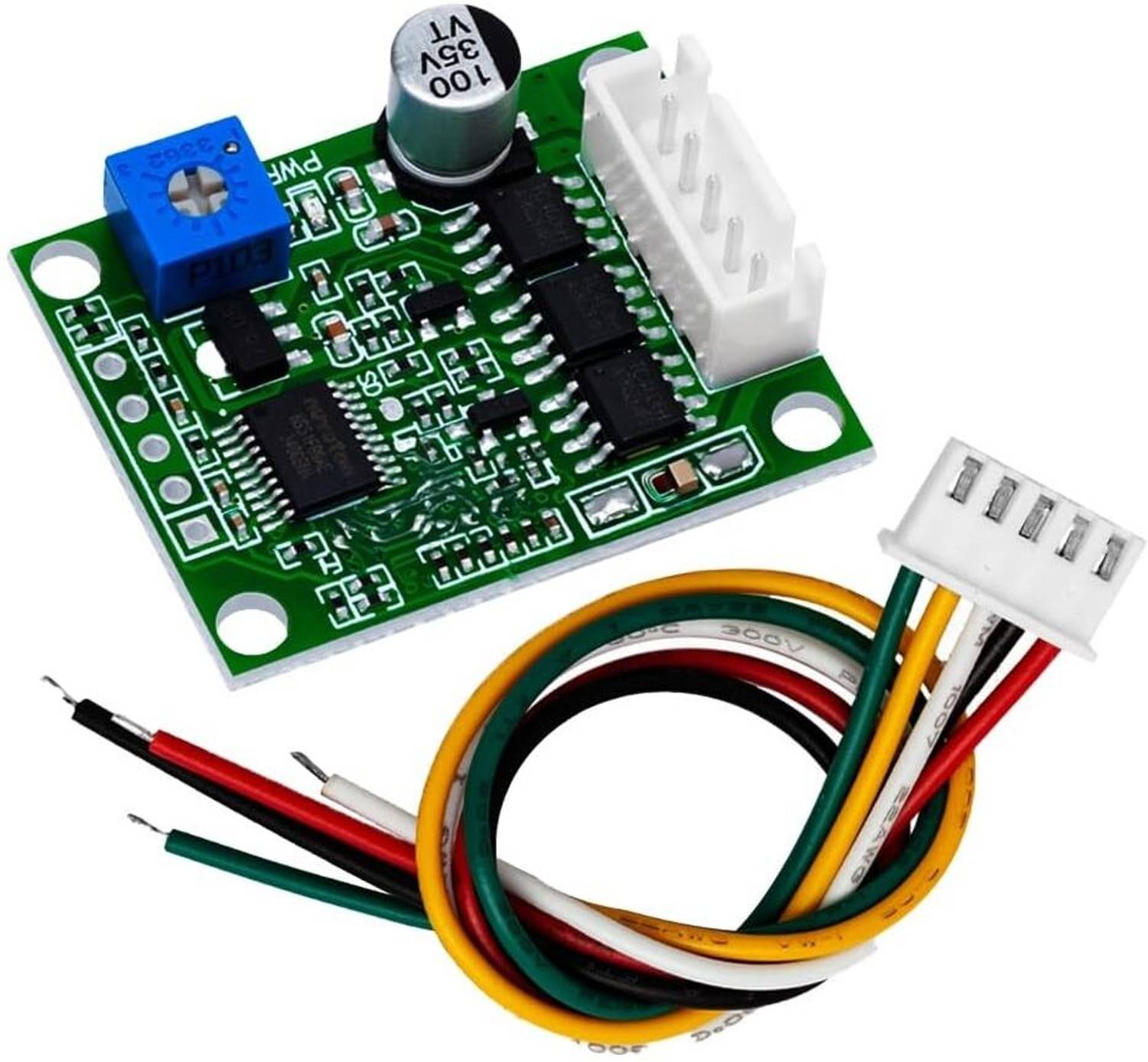 amiciSmart DC 6-20V 60W Brushless Motor Driver Board – 3A BLDC Speed Controller Multipurpose Controller