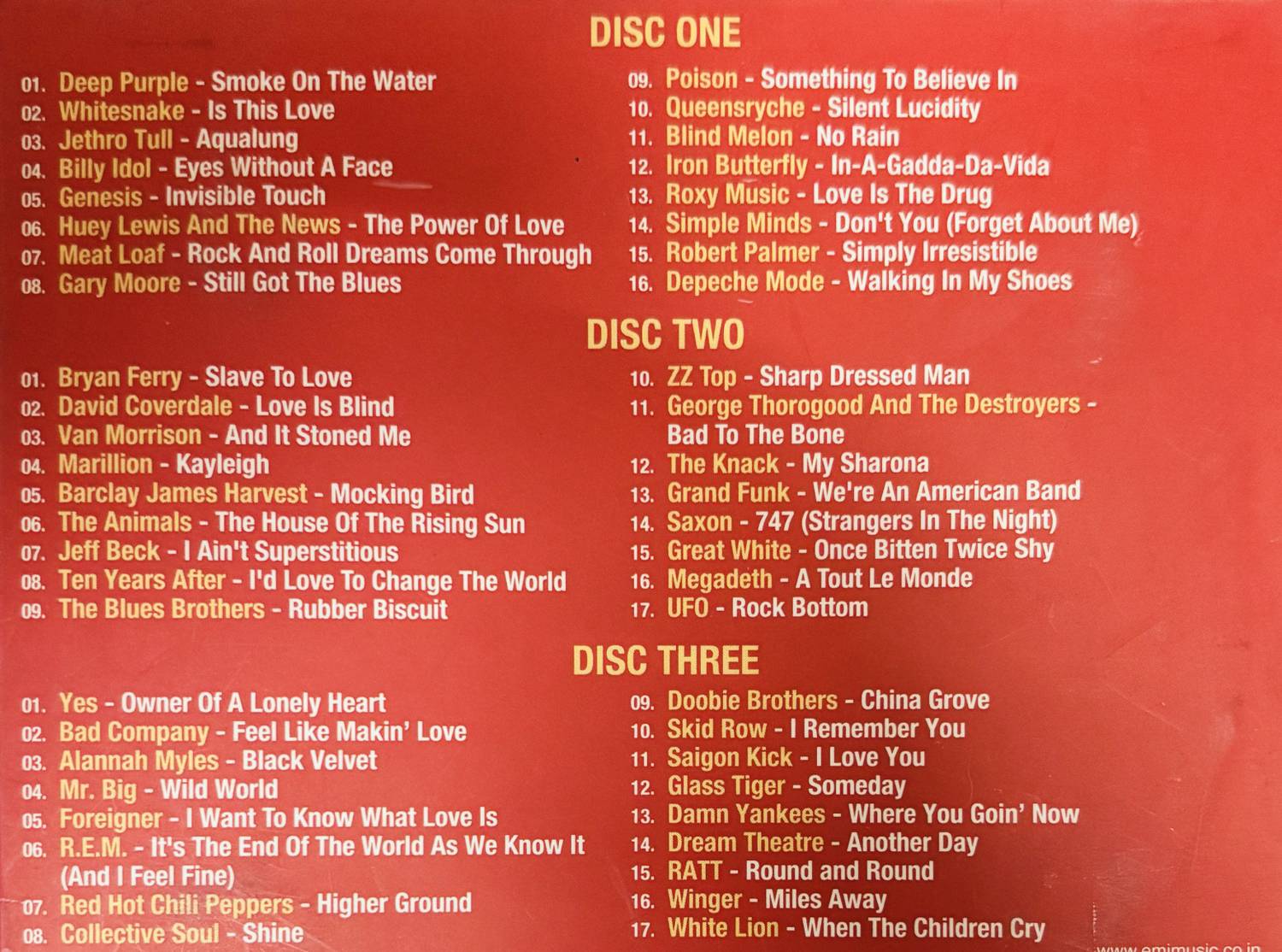 Ultimate rock collection - 3 cd pack Audio CD Limited Edition