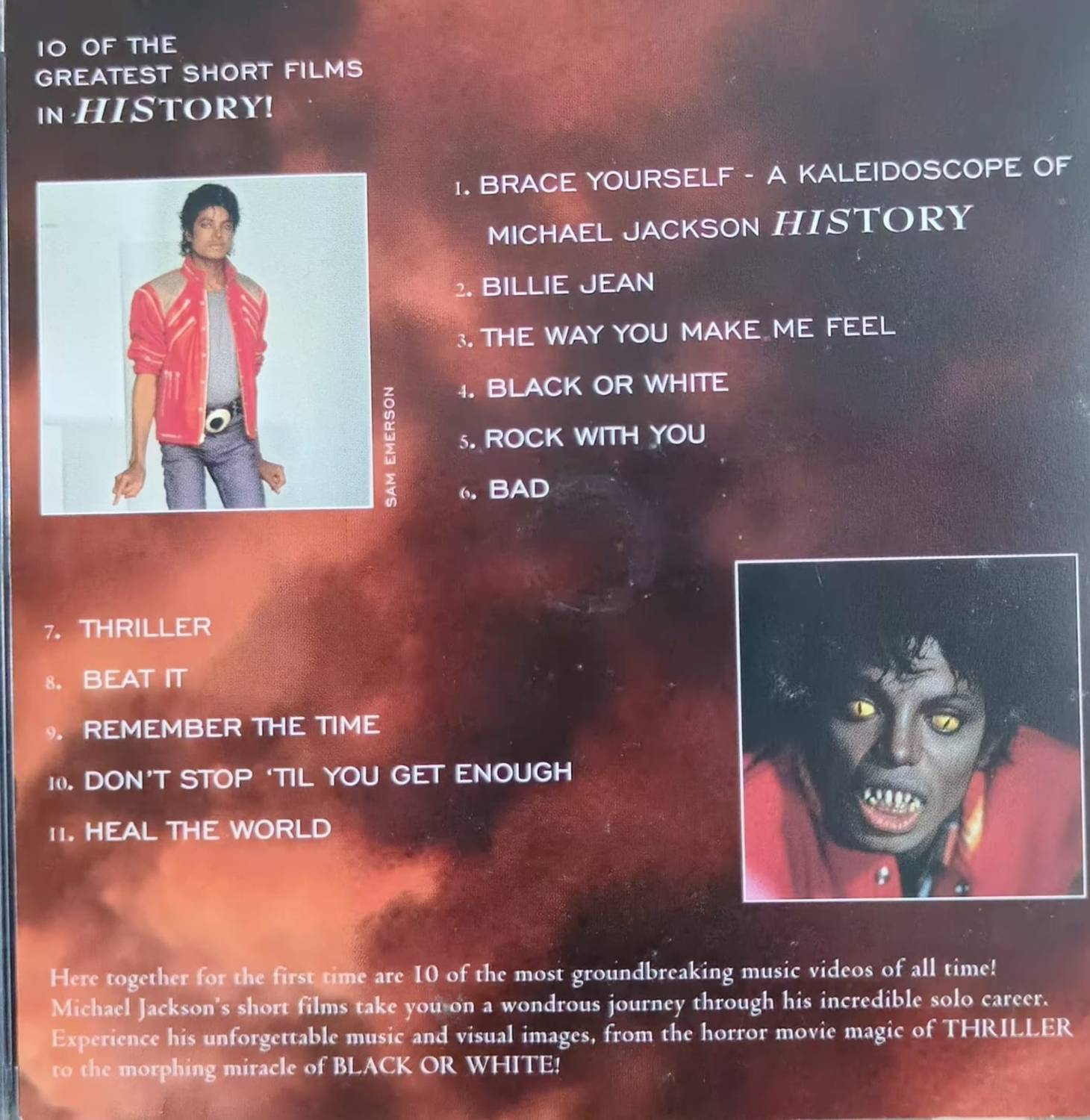 Michael jackson- 10 video greatest hits (video cd) VCD Limited