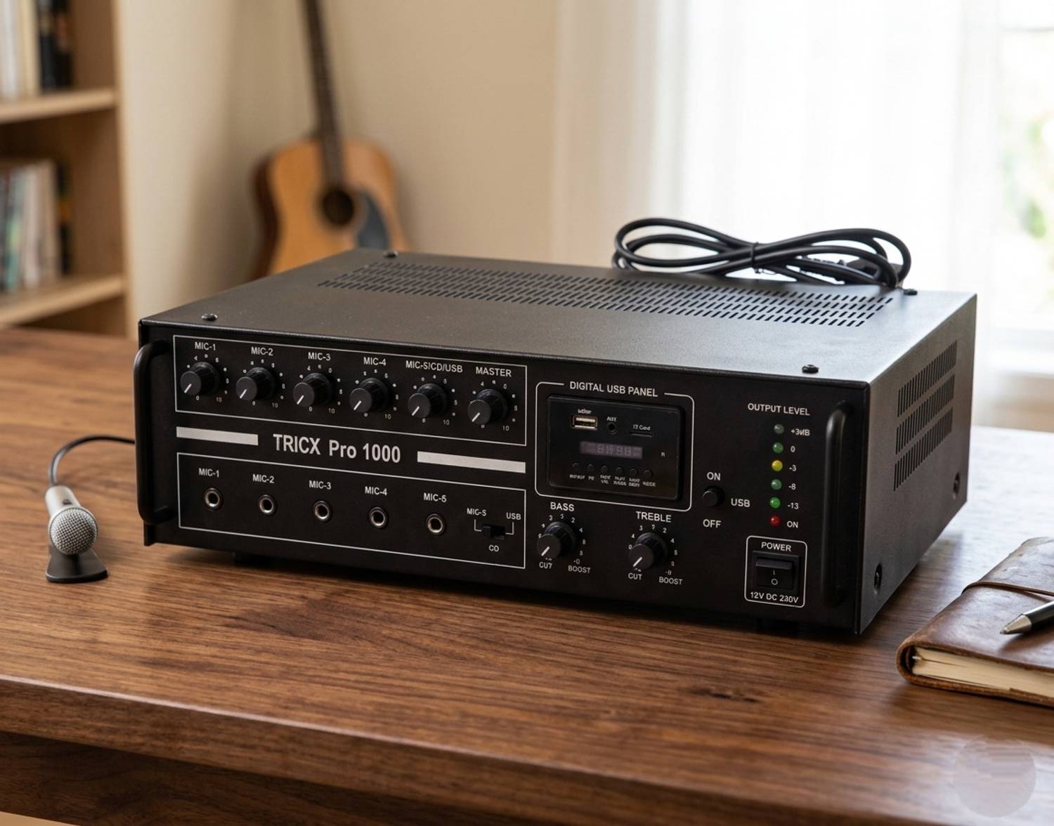 TRICX TRICK PRO 100 WATT P.A. Amplifier with Digital Media Player - Image 2