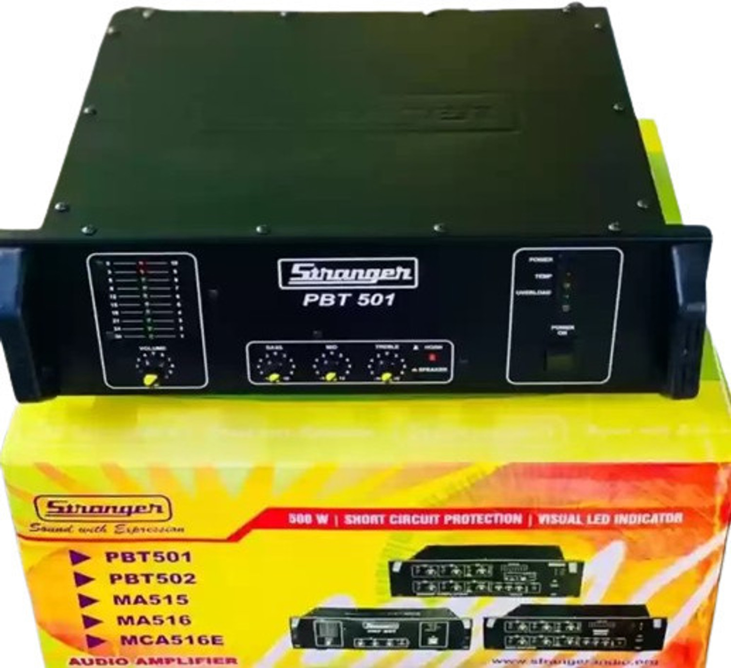 Image of soundcraft STRANGER PBT 501 Watts Audios Booster Power Amplifier Bass Amplifier