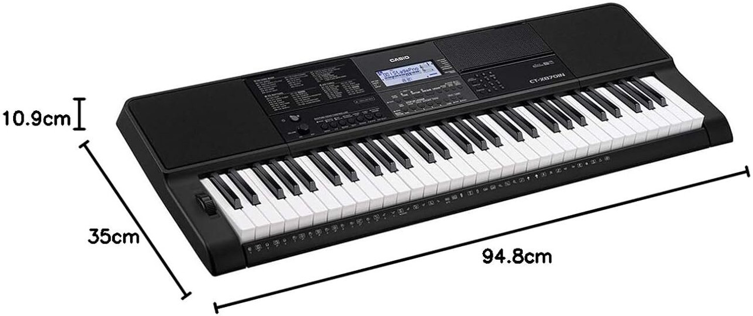 Image of CTX CASIO CT-X870IN+ CARRY CASE + DOUBLE PIPE STAND+DUST COVER CT-X870IN Digital Portable Keyboard
