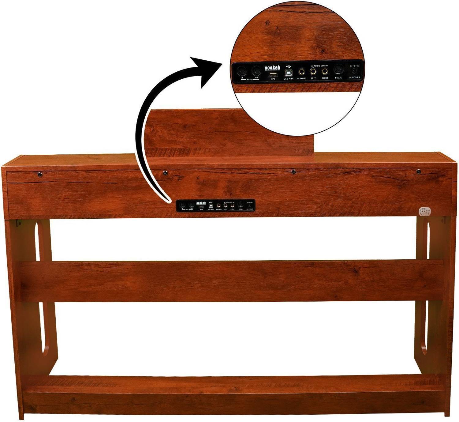 Kadence KAD-DP-2W-WD-GEN25 Weighted Digital Piano - Image 5