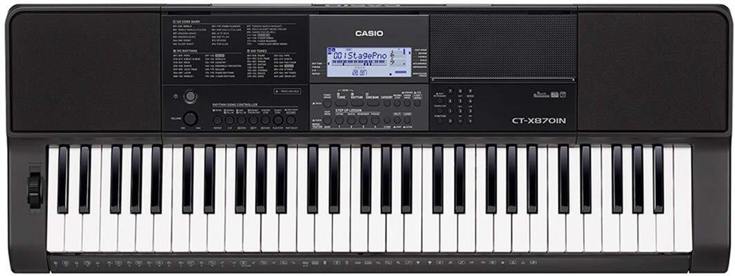 Image of CTX CASIO CT-X870IN+ CARRY CASE + DOUBLE PIPE STAND+DUST COVER CT-X870IN Digital Portable Keyboard