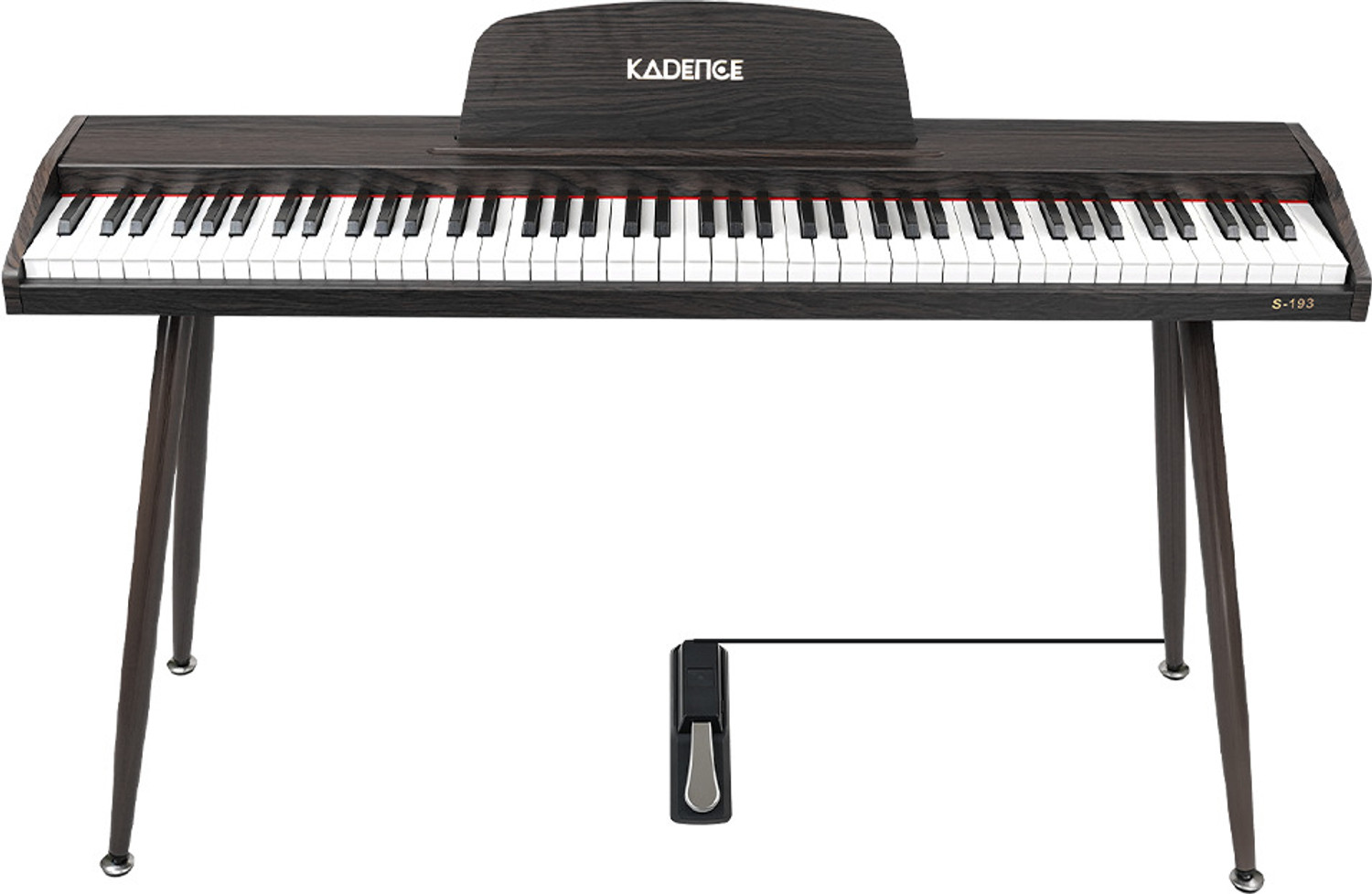 Image of KADENCE S193 88-Key Progressive touching-sensitivity Digital Piano-For Kids (Dark Brown) KAD-DP-S193-DBR Digital Digital Piano