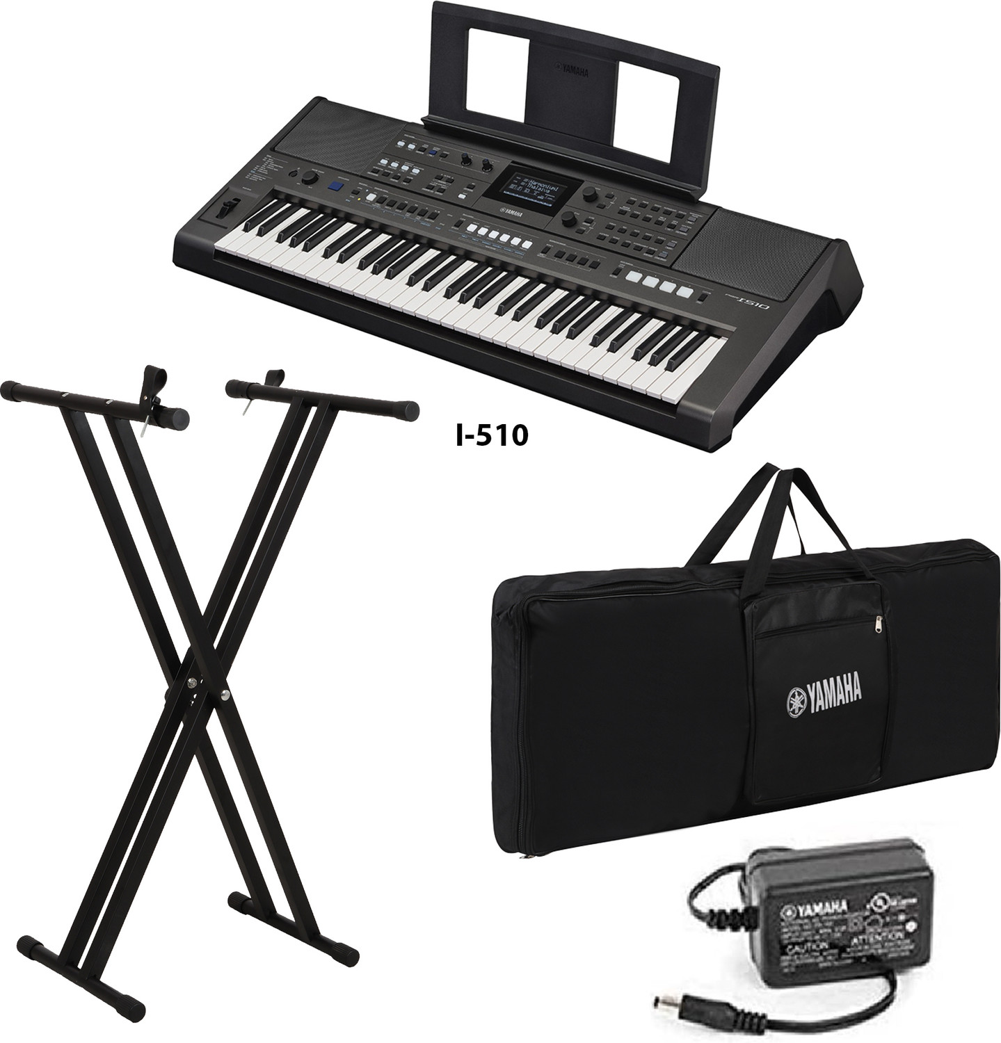 Image of YAMAHA PSR-I510 Kit PSR-I510 61-Key Portable Keyboard Digital Portable Keyboard