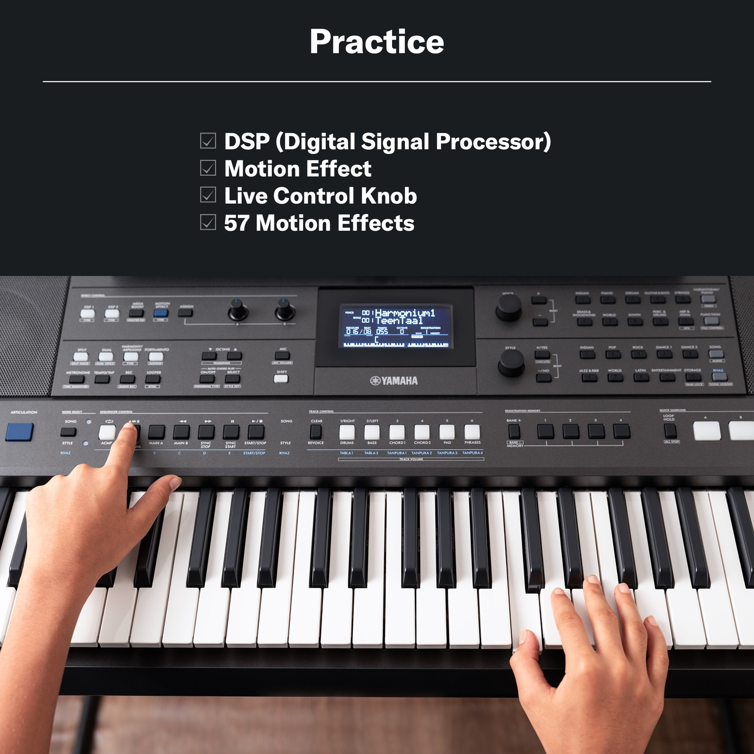 Image of YAMAHA PSR-I510 61-Key Portable Keyboard, Upgraded Version of PSR-I500 Digital Portable Keyboard