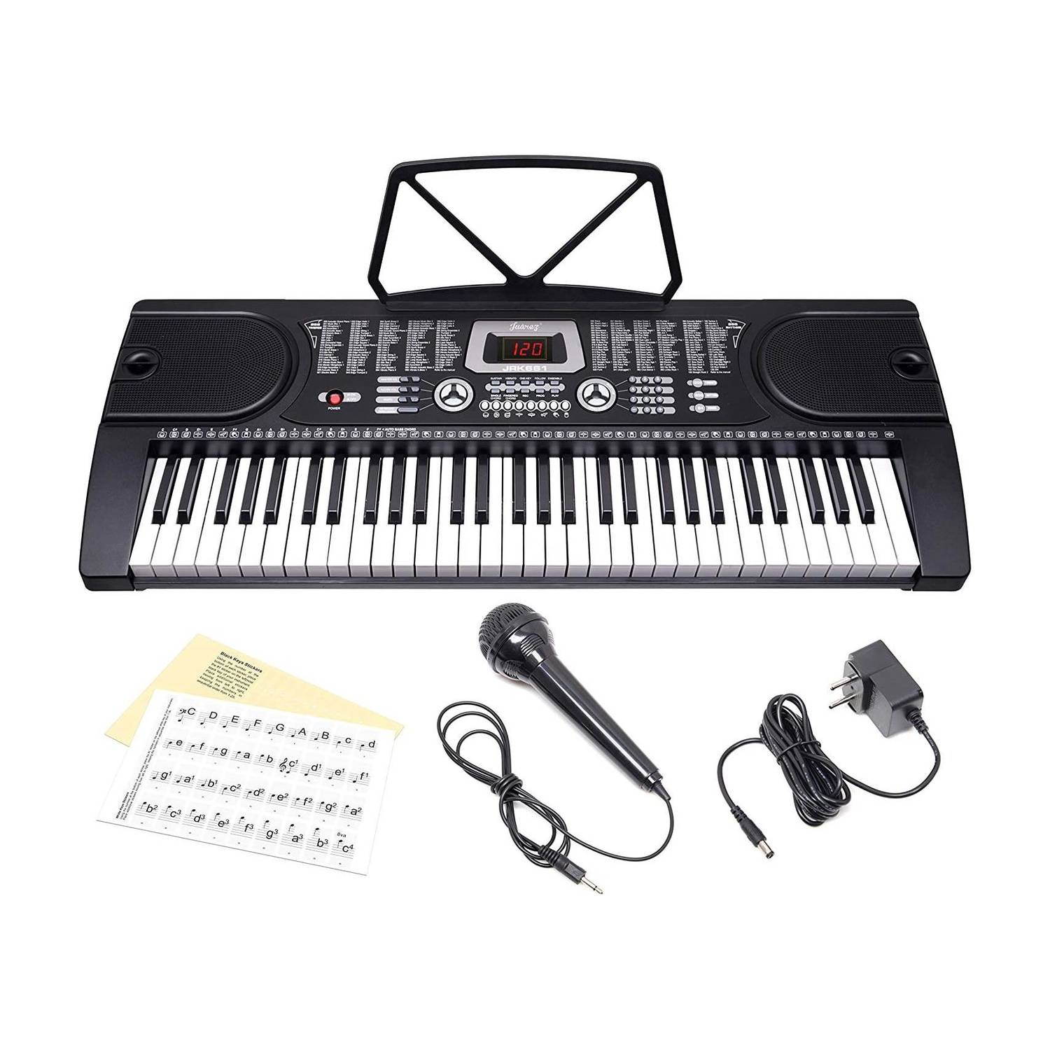Juarez Octave JRK661 OCTAVE JRK661 61 KEYS MULTI-FUNCTION ELECTRONIC KEYBOARD PIANO Digital Portable Keyboard
