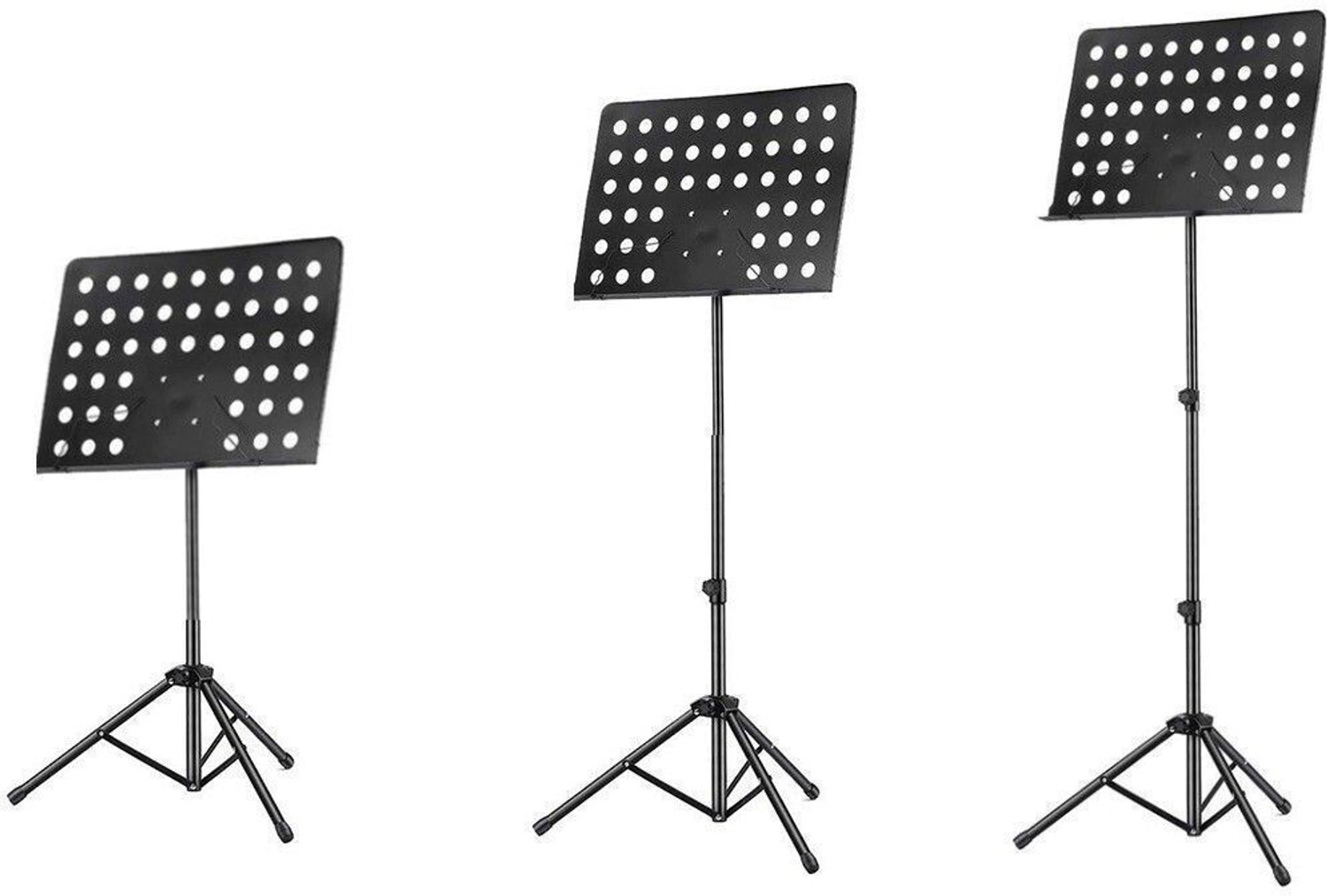 Image of KADENCE Music Stand, Height & Angle Adjustable Orchestral Stand Conductor and Notation Sheet Music Stand