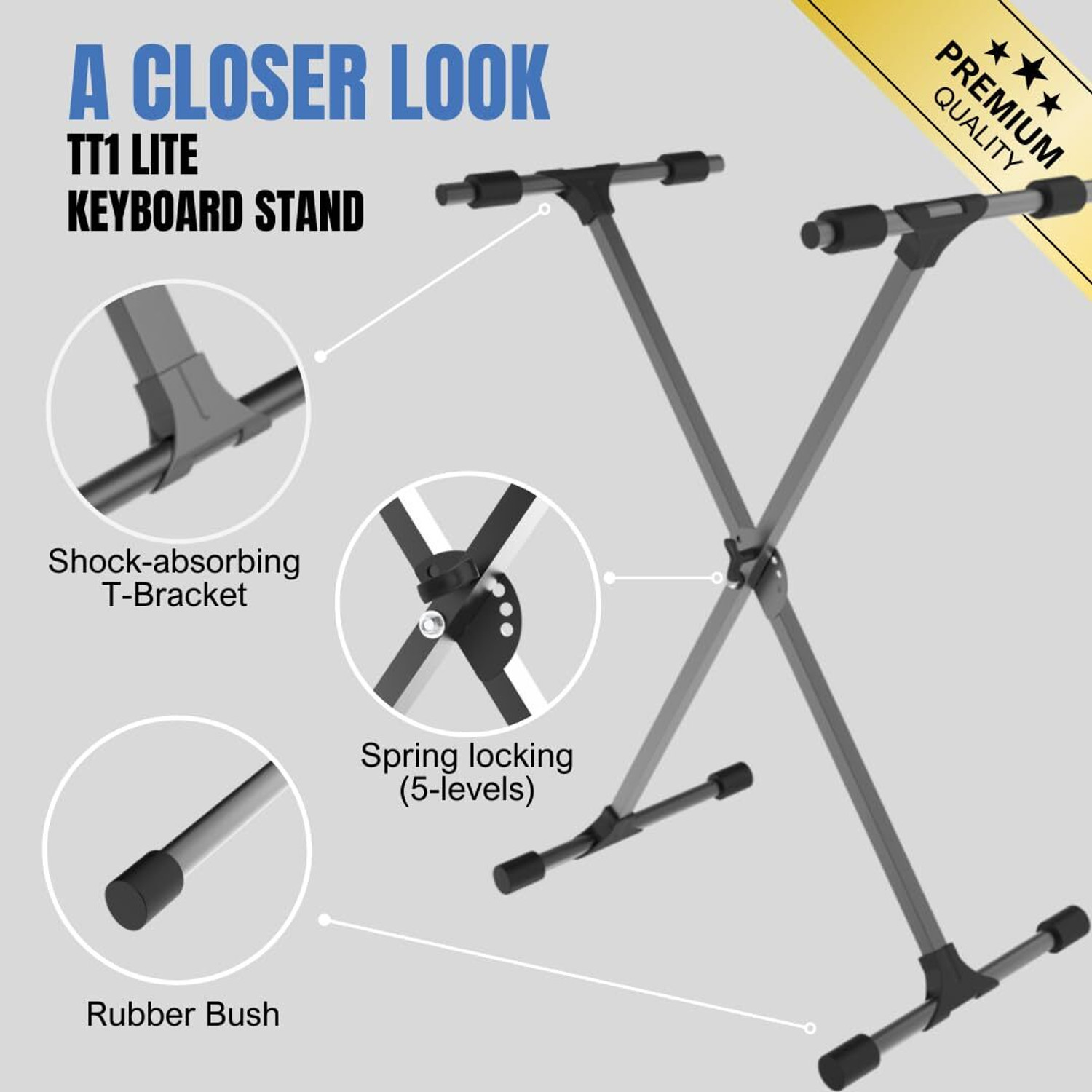 Image of chetty TT1 LITE Keyboard Stand